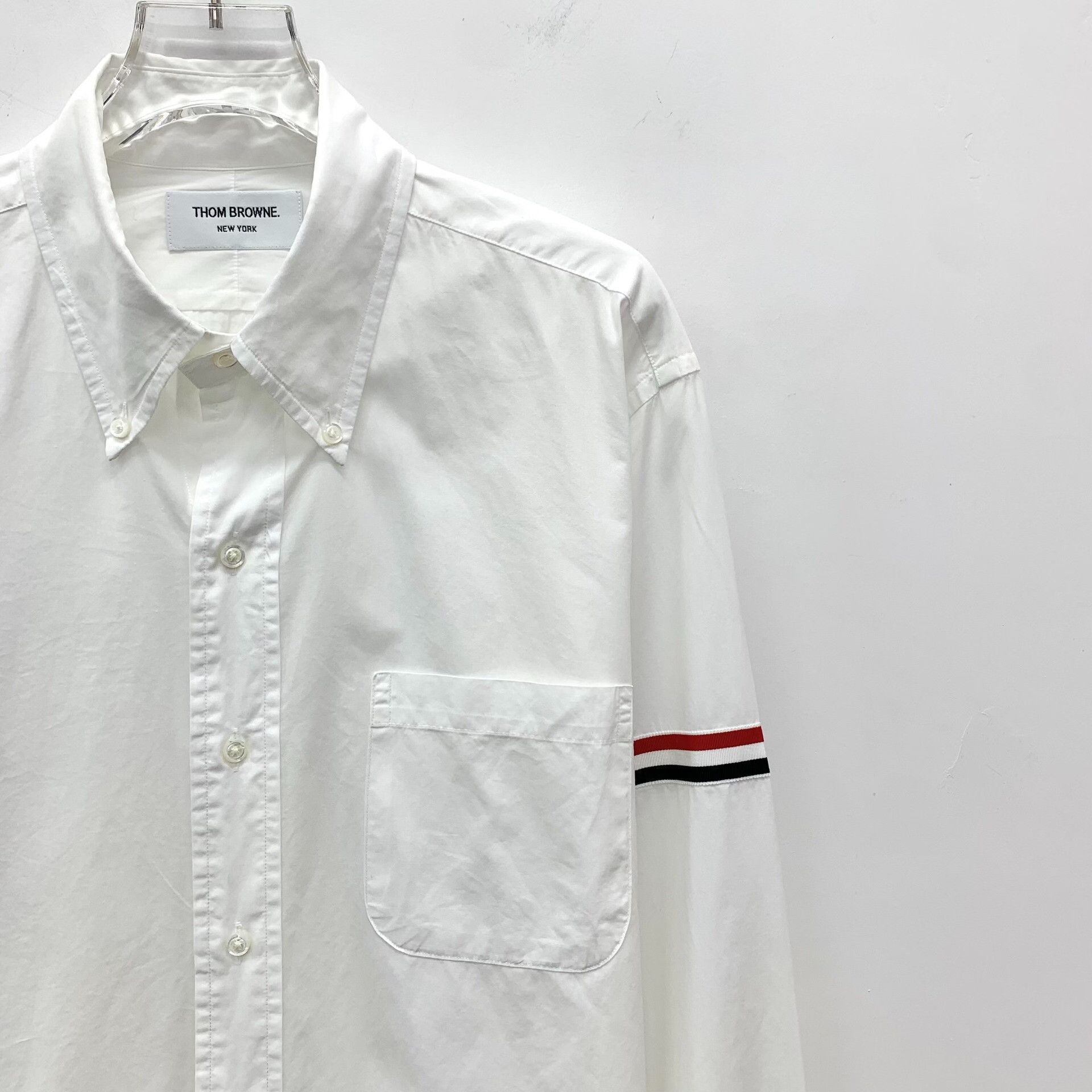 Thom Browne Thom Browne Striped Brown Shirt L Men Size US L / EU 52-54 / 3 - 3 Thumbnail
