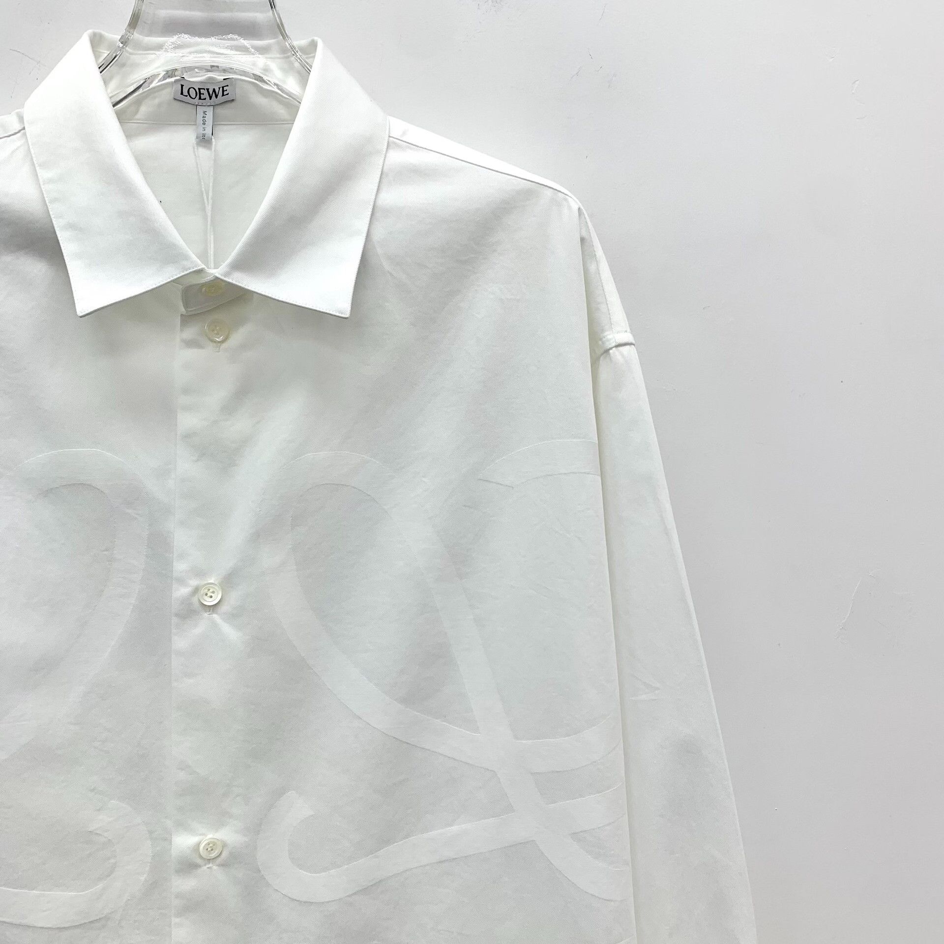 Loewe Loewe Retro Printed White Button Up M Women Size M / US 6-8 / IT 42-44 - 3 Thumbnail