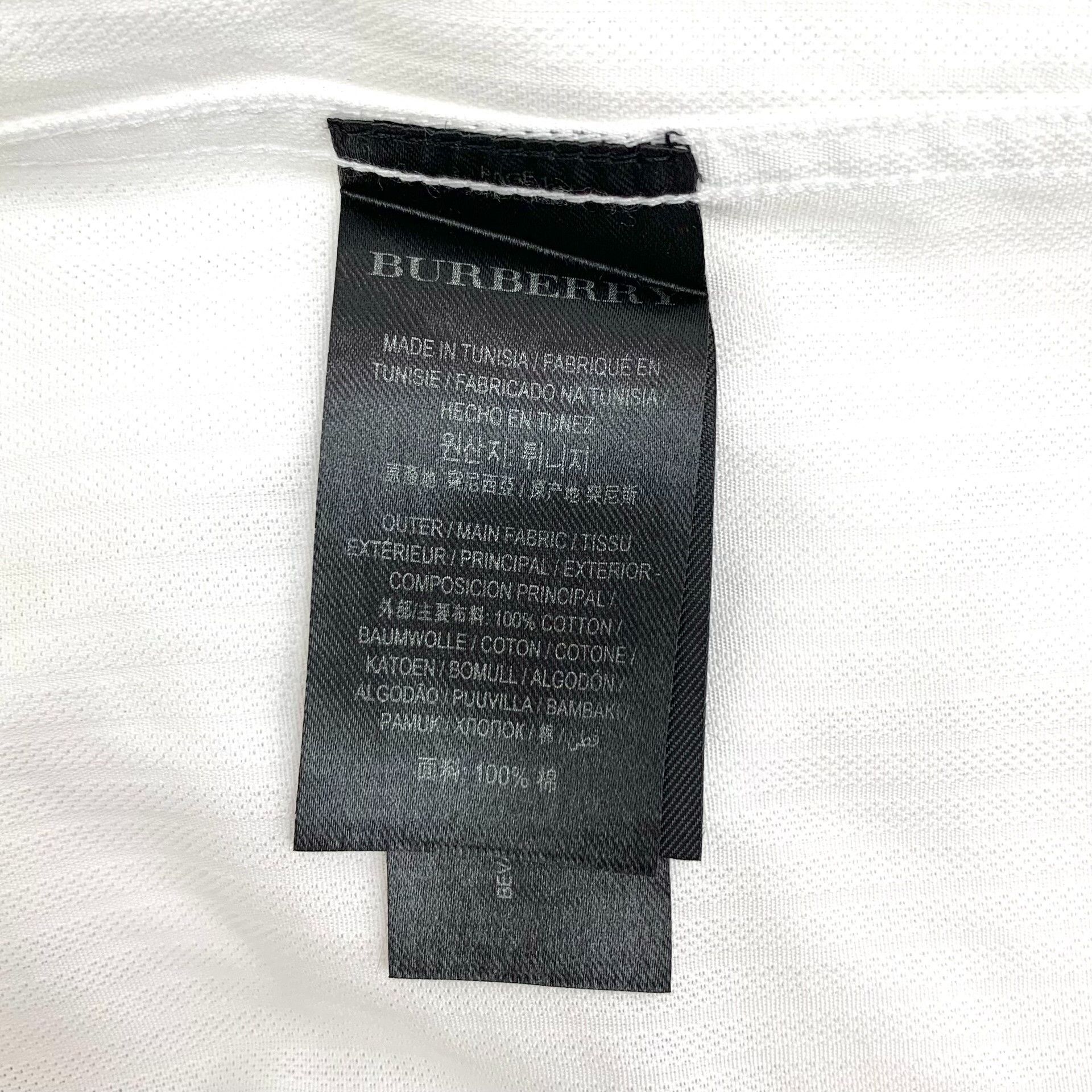 Burberry Burberry Cotton White Shirt 41 Men Size US M / EU 48-50 / 2 - 6 Thumbnail