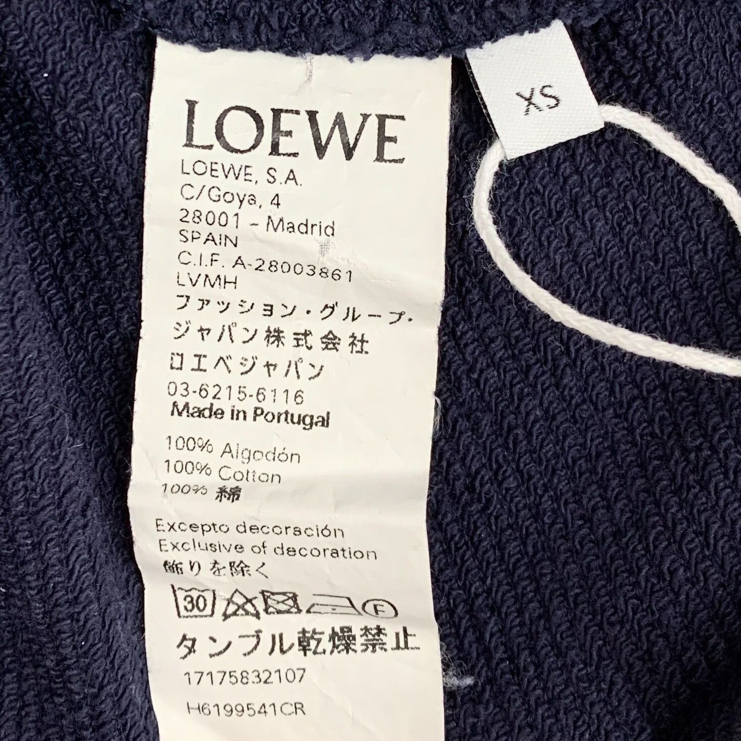 Loewe Loewe Retro Embroidered Blue Hoodie XS Women Size XS / US 0-2 / IT 36-38 - 7 Thumbnail