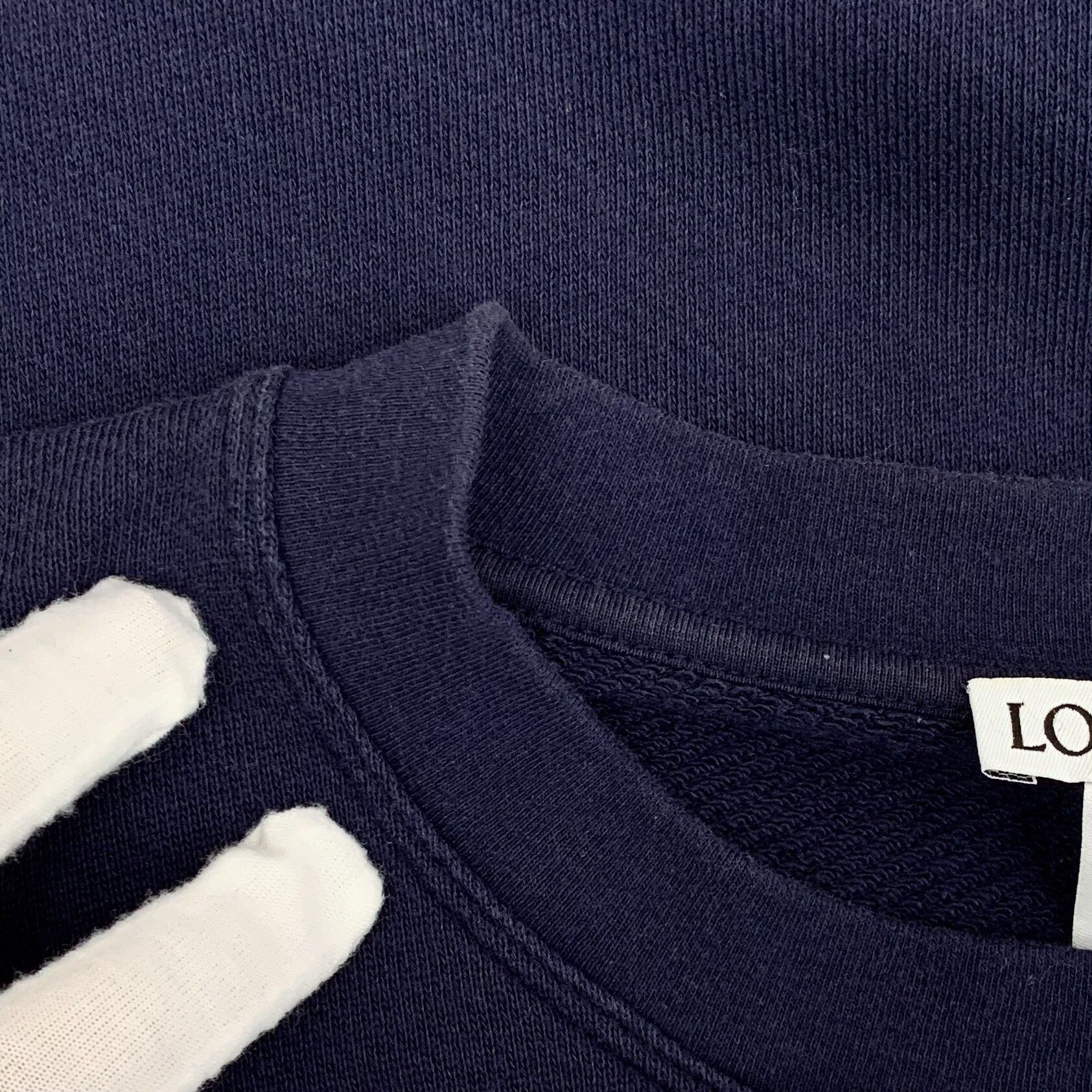 Loewe Loewe Retro Embroidered Blue Hoodie XS Women Size XS / US 0-2 / IT 36-38 - 9 Thumbnail