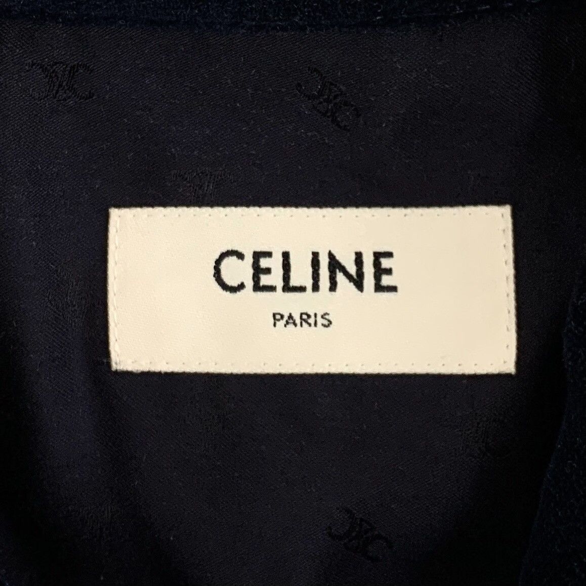 Celine Celine Cotton Blue Jacket S Women Size S / US 4 / IT 40 - 5 Thumbnail