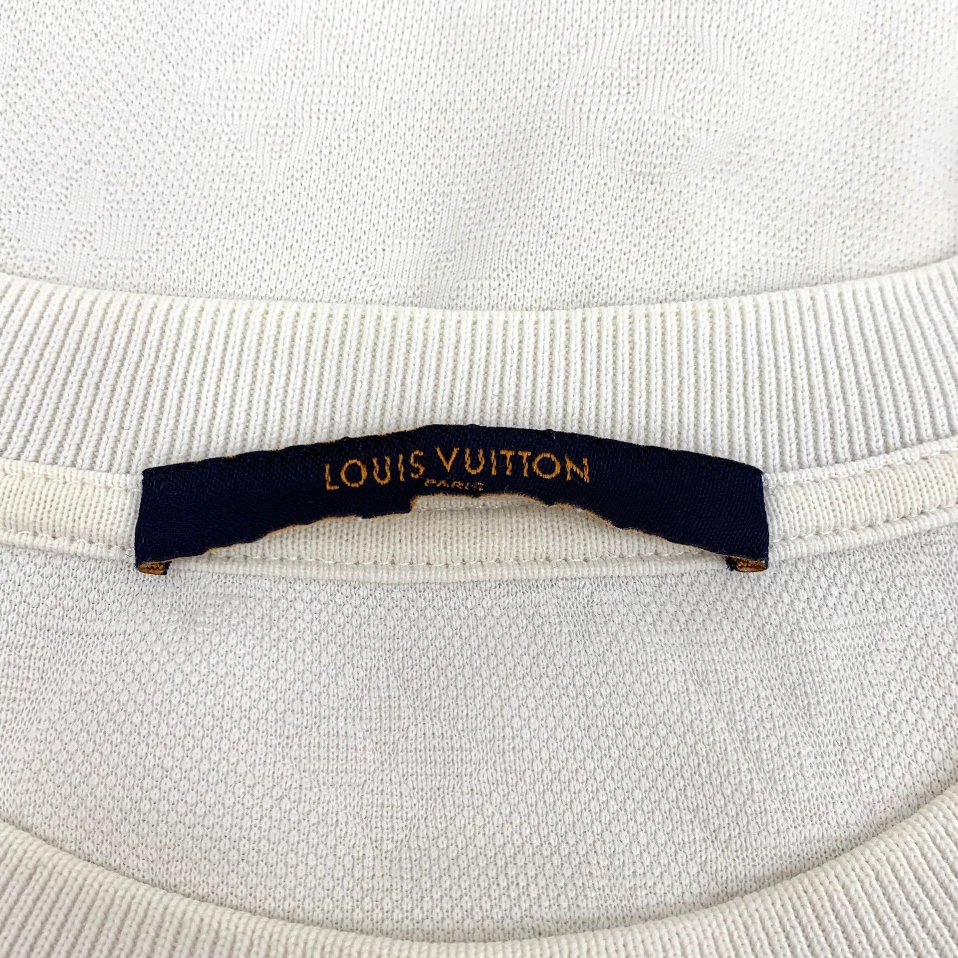 Louis Vuitton Louis Vuitton White T-Shirt XL Women Size XL / US 12-14 / IT 48-50 - 5 Thumbnail