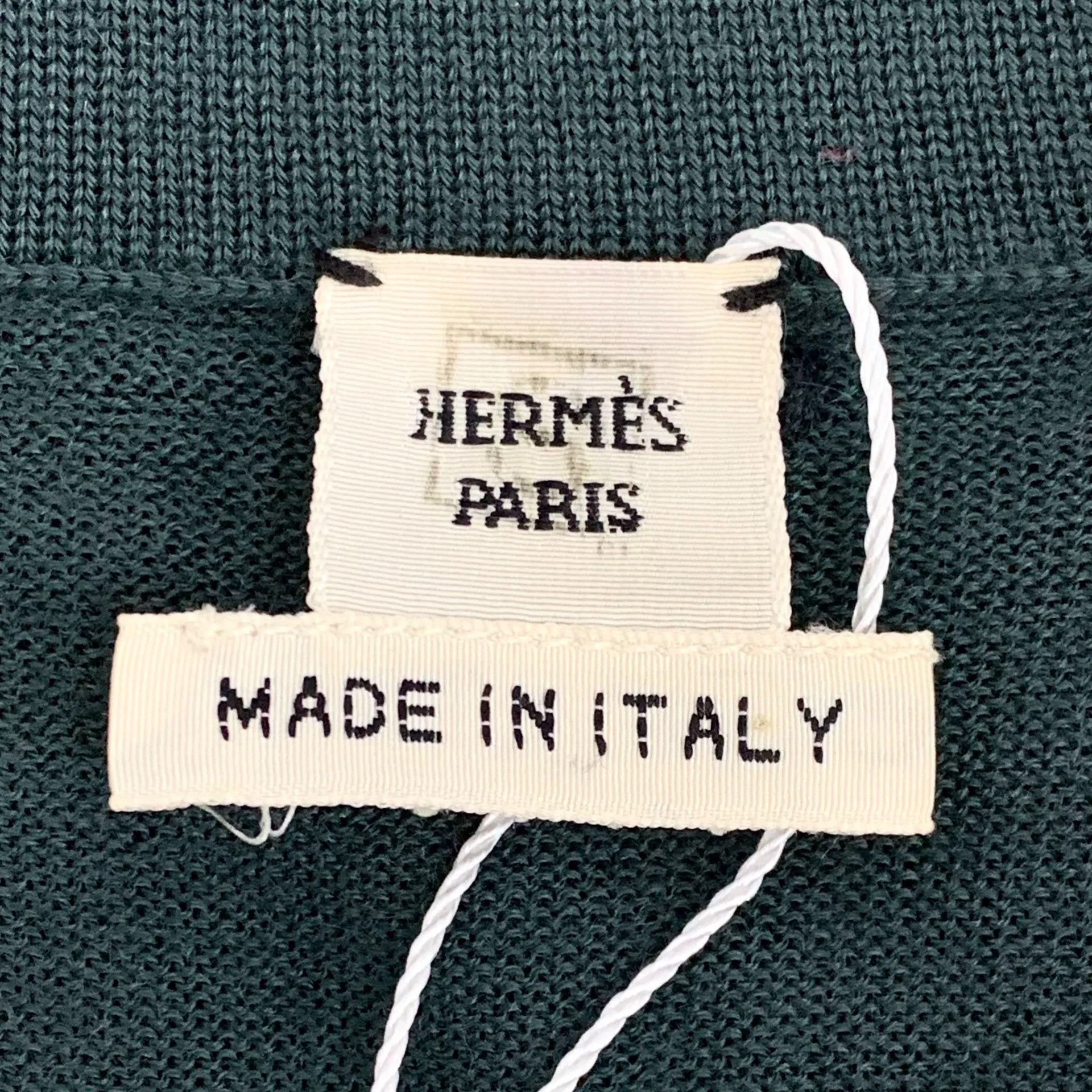 Hermes Hermes Knit Green Sweater XS Women Size XS / US 0-2 / IT 36-38 - 5 Thumbnail