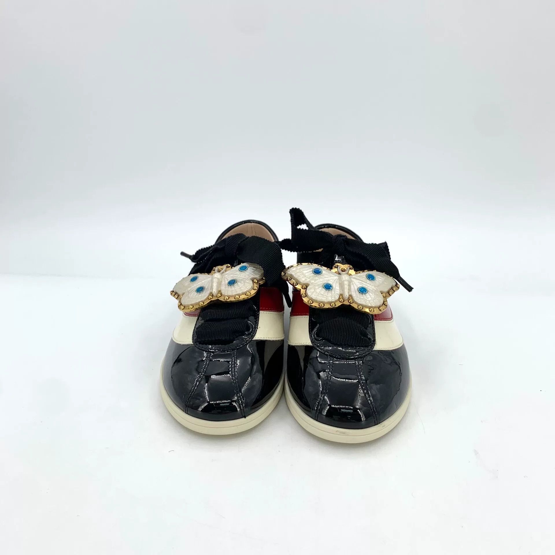Gucci Gucci Black Lowtop Sneakers 34 Women Size US 4 / IT 34 - 3 Thumbnail