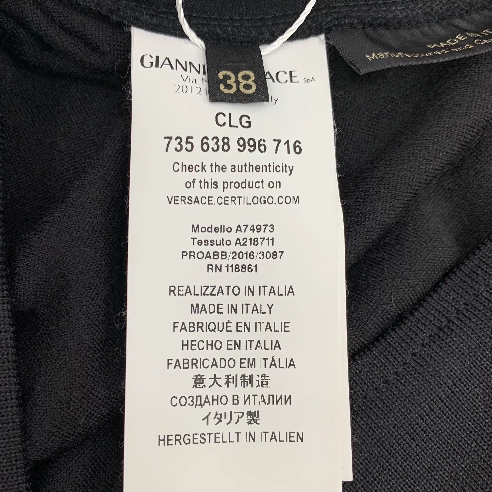 Versace Versace Embroidered Black Jacket 38 Women Size S / US 4 / IT 40 - 7 Thumbnail