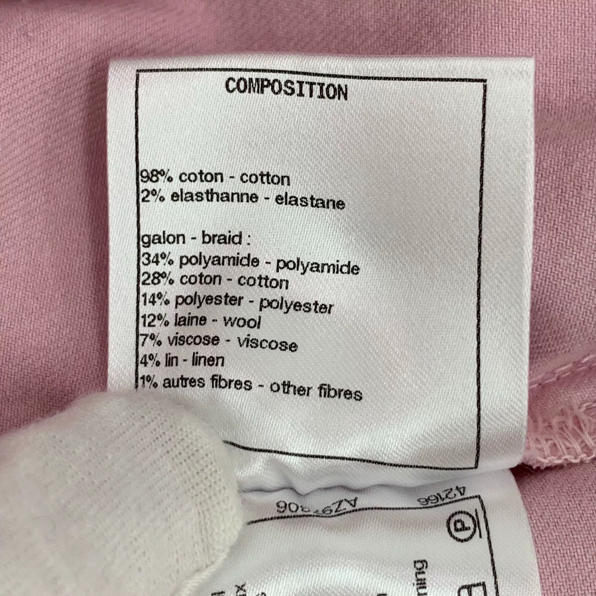Chanel Chanel Knit Cotton Pink Jeans XS Women Size 24" / US 00 / IT 34 - 9 Thumbnail