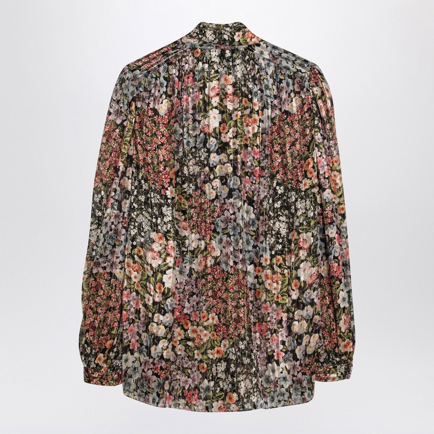 Valentino Valentino Silk Blouse With Floral Print Size M / US 6-8 / IT 42-44 - 2 Thumbnail