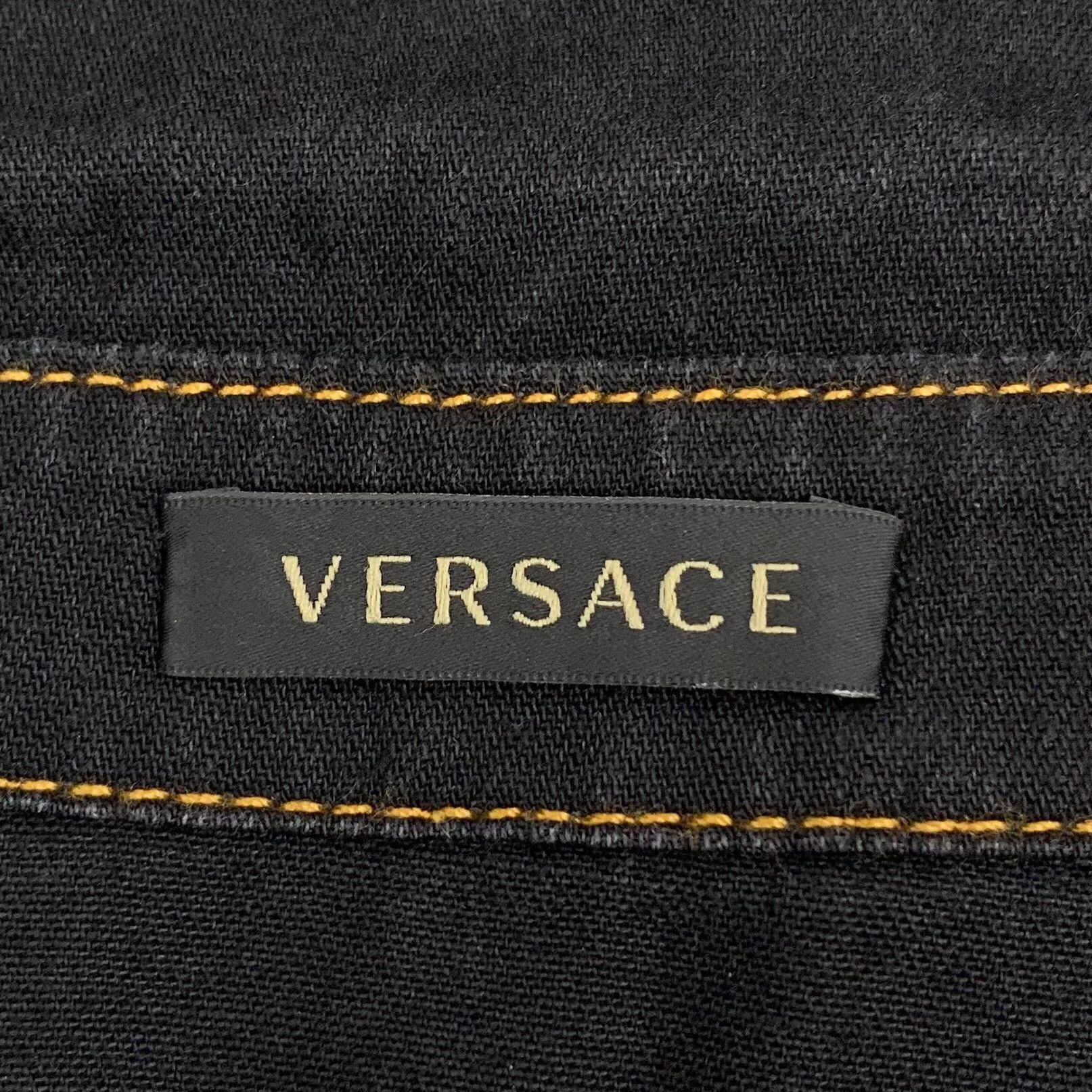 Versace Versace Cotton Black Jacket M Women Size M / US 6-8 / IT 42-44 - 5 Thumbnail