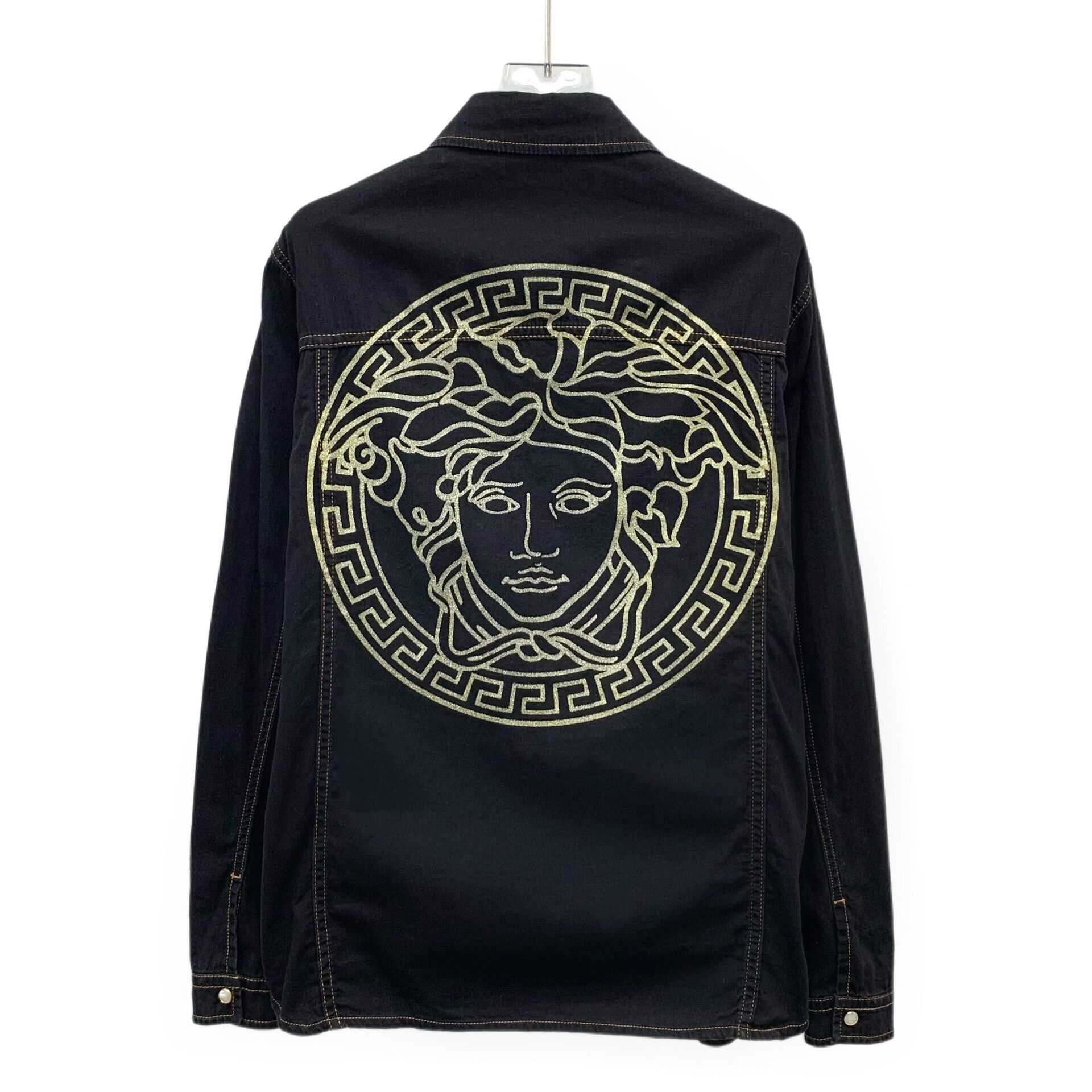 Versace Versace Cotton Black Jacket M Women Size M / US 6-8 / IT 42-44 - 2 Thumbnail