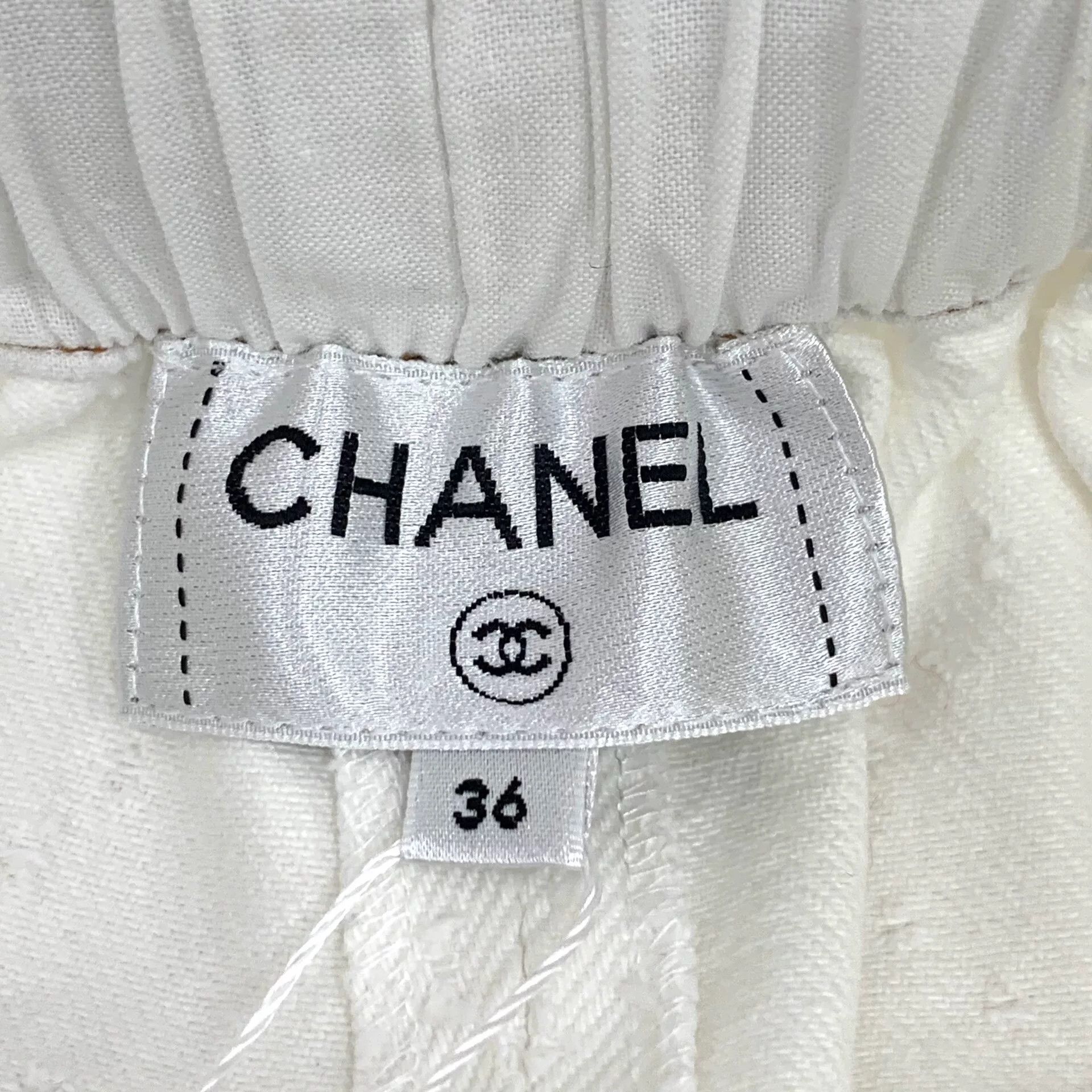 Chanel Chanel Cotton White Jeans XS Women Size 24" / US 00 / IT 34 - 5 Thumbnail