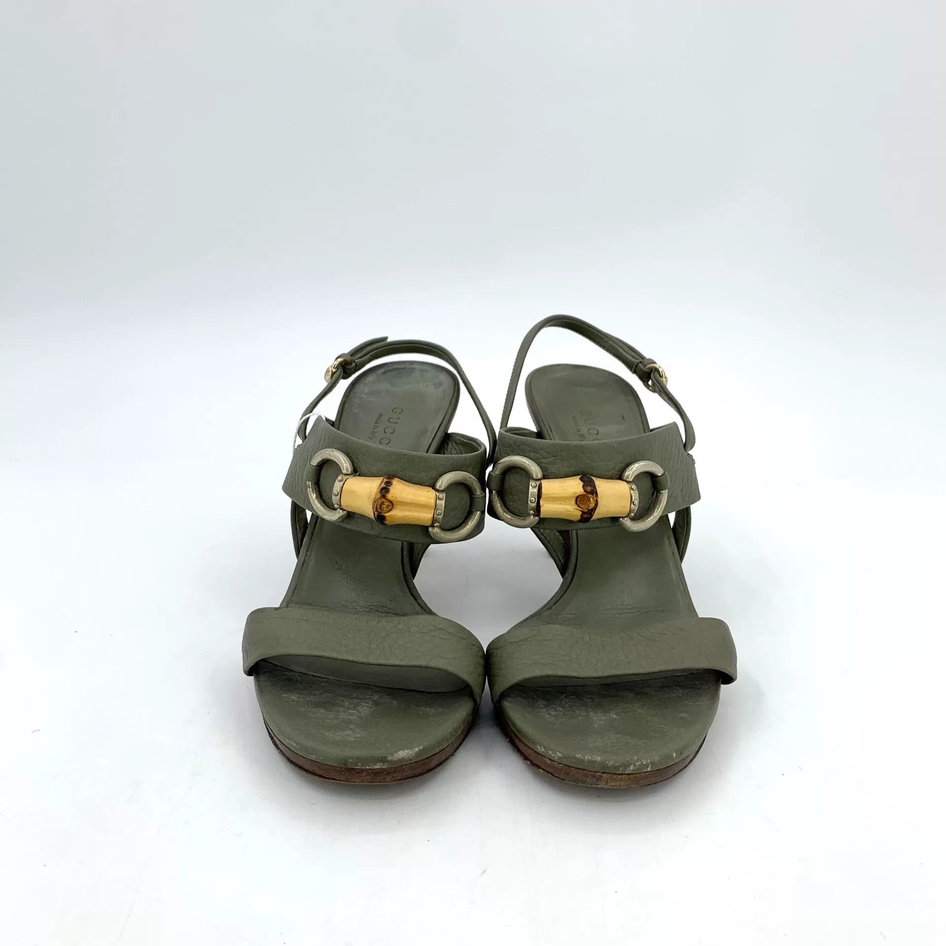 Gucci Gucci Green Sandals 37 Women Size US 6.5 / IT 36.5 - 3 Thumbnail