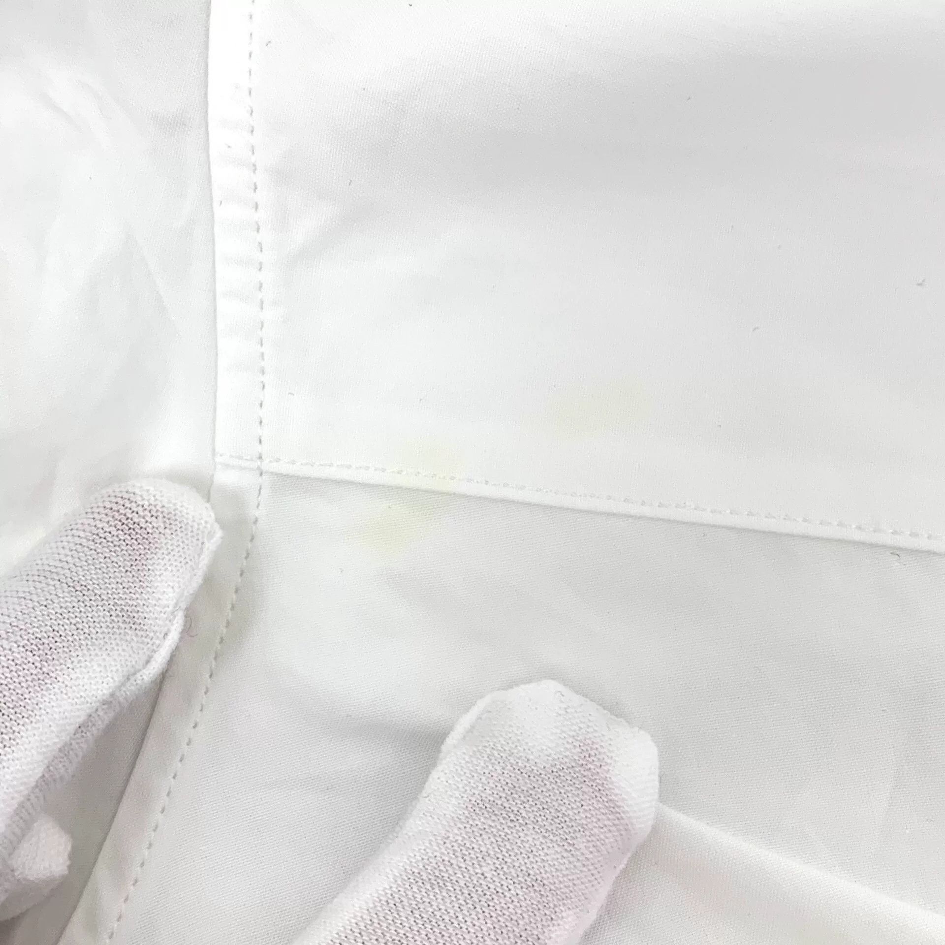 Hermes Hermes Cotton White Button Up S Women Size S / US 4 / IT 40 - 9 Thumbnail