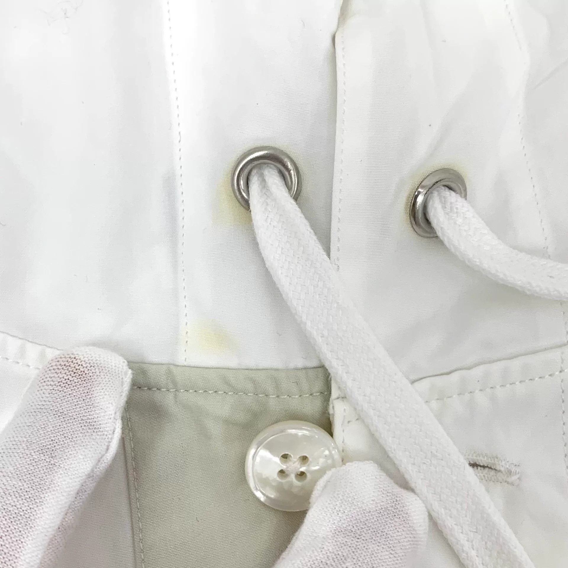 Hermes Hermes Cotton White Button Up S Women Size S / US 4 / IT 40 - 8 Thumbnail