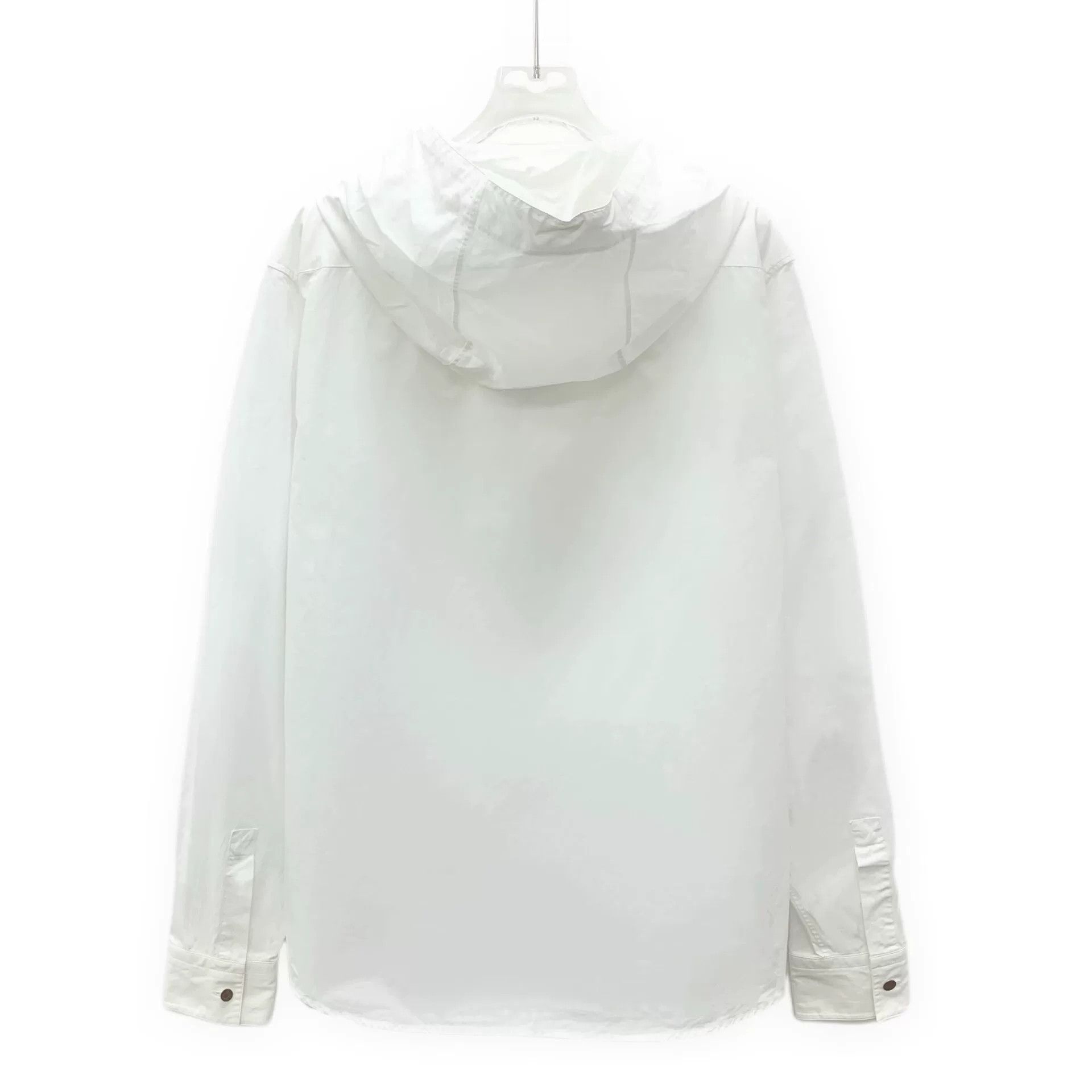 Hermes Hermes Cotton White Button Up S Women Size S / US 4 / IT 40 - 2 Thumbnail