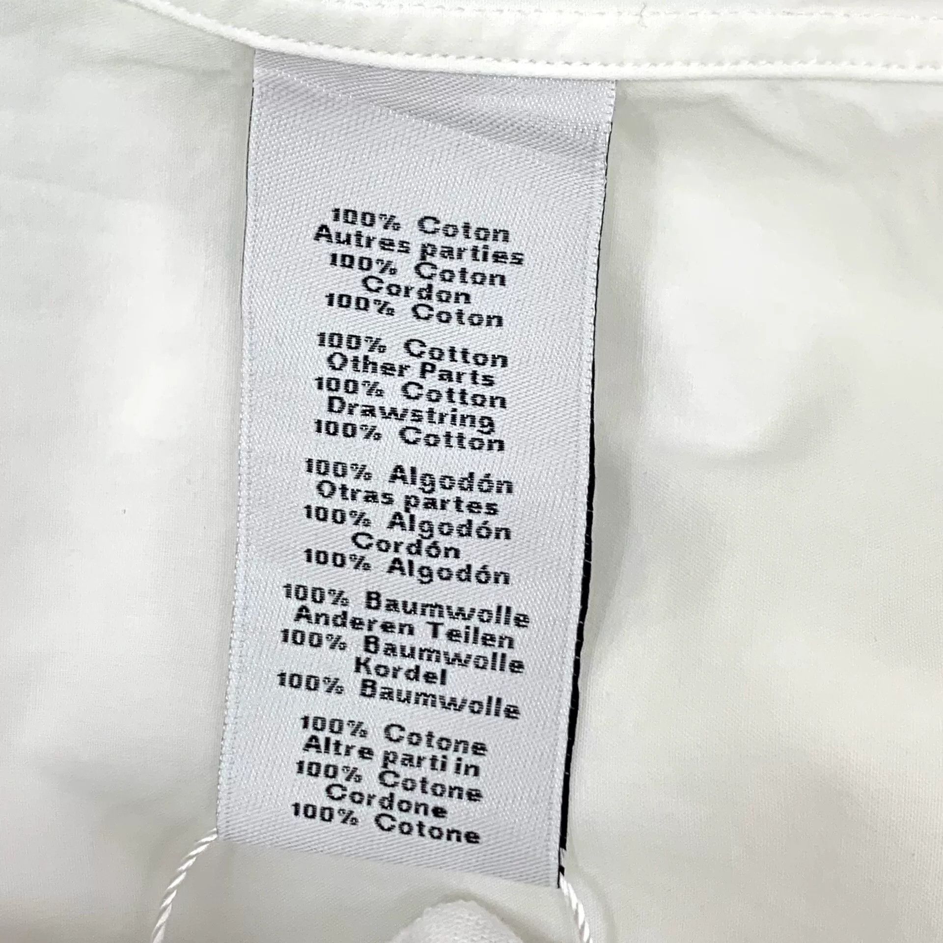 Hermes Hermes Cotton White Button Up S Women Size S / US 4 / IT 40 - 7 Thumbnail
