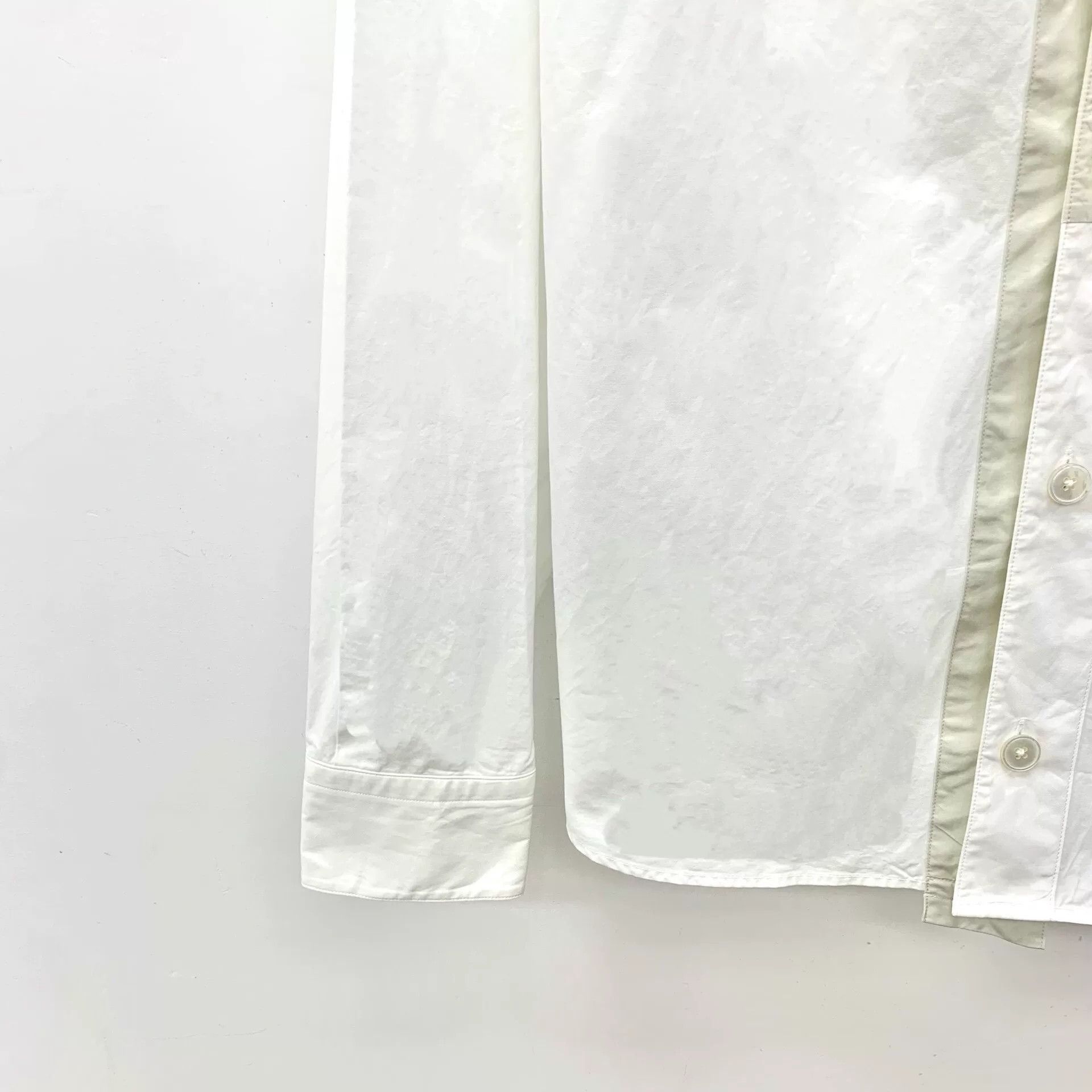 Hermes Hermes Cotton White Button Up S Women Size S / US 4 / IT 40 - 4 Thumbnail