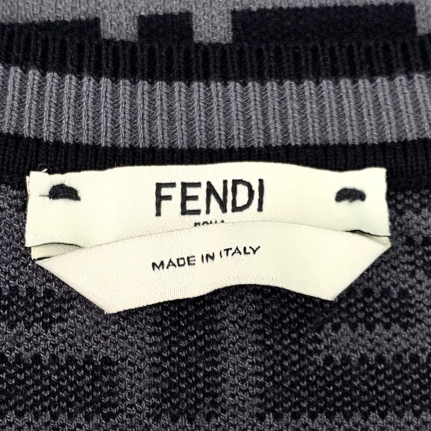Fendi Fendi Retro Gray Sweater XS Women Size XS / US 0-2 / IT 36-38 - 5 Thumbnail