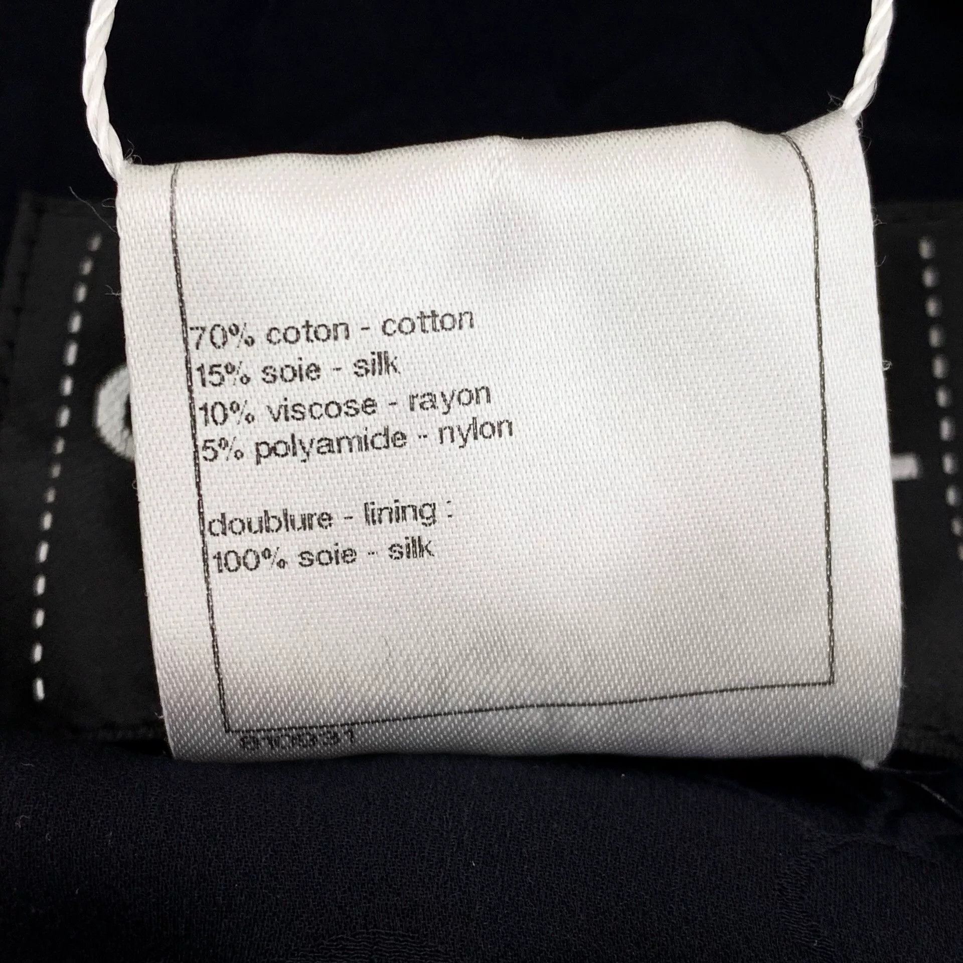 Chanel Chanel Knit Cotton Black Jacket XS Women Size XS / US 0-2 / IT 36-38 - 8 Thumbnail