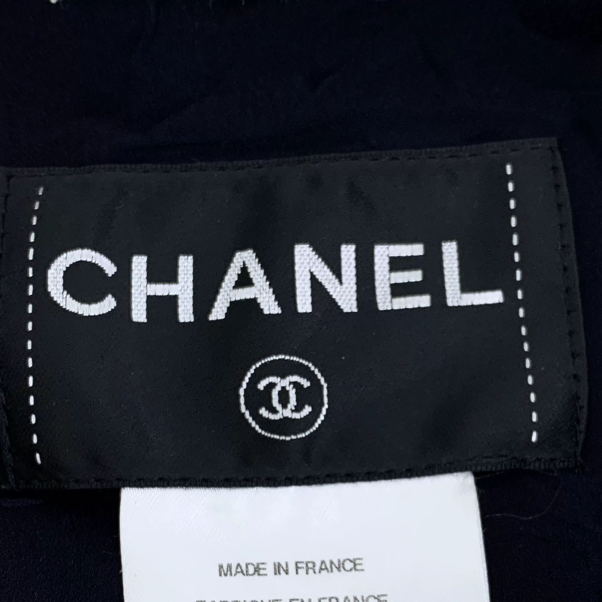 Chanel Chanel Knit Cotton Black Jacket XS Women Size XS / US 0-2 / IT 36-38 - 6 Thumbnail