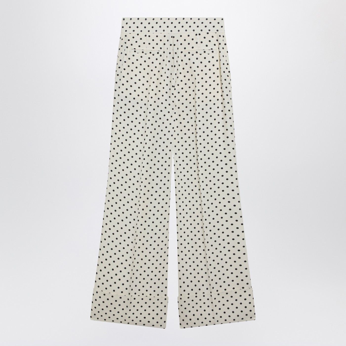 Valentino Valentino Ivory Supergran Trousers With Plusdepois Print Size 27" / US 4 / IT 40 - 2 Thumbnail
