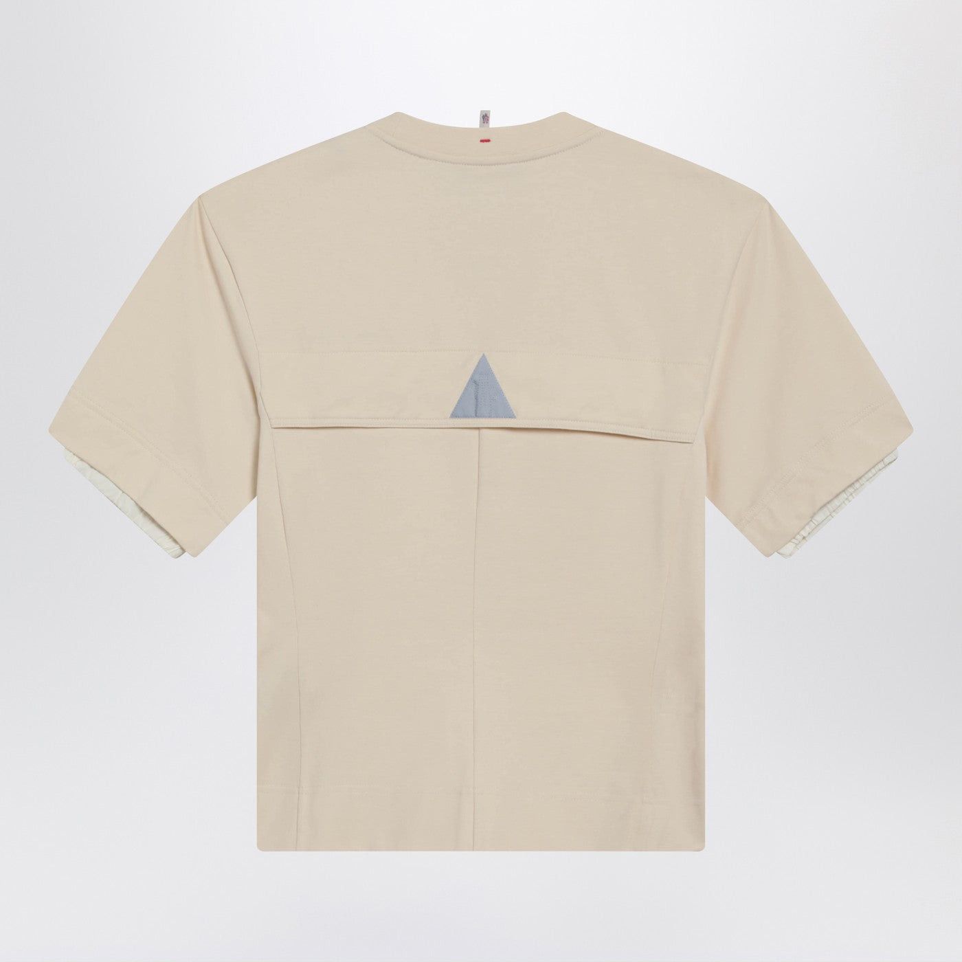 Moncler Grenoble Moncler Grenoble White Cotton-Blend T-Shirt With Logo Patch Size L / US 10 / IT 46 - 2 Thumbnail