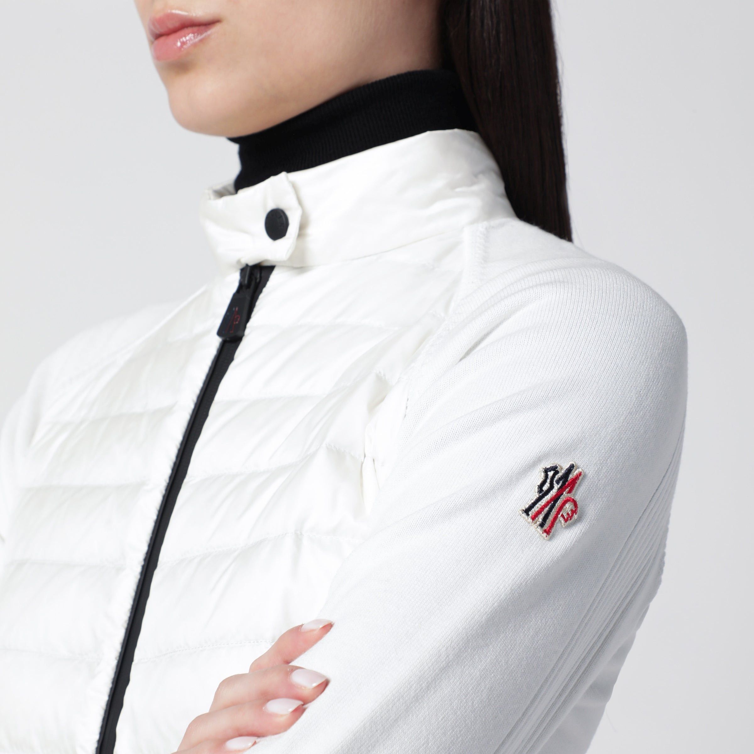 Moncler Grenoble Moncler Grenoble White Day-Namic Padded Cardigan Size L / US 10 / IT 46 - 2 Thumbnail