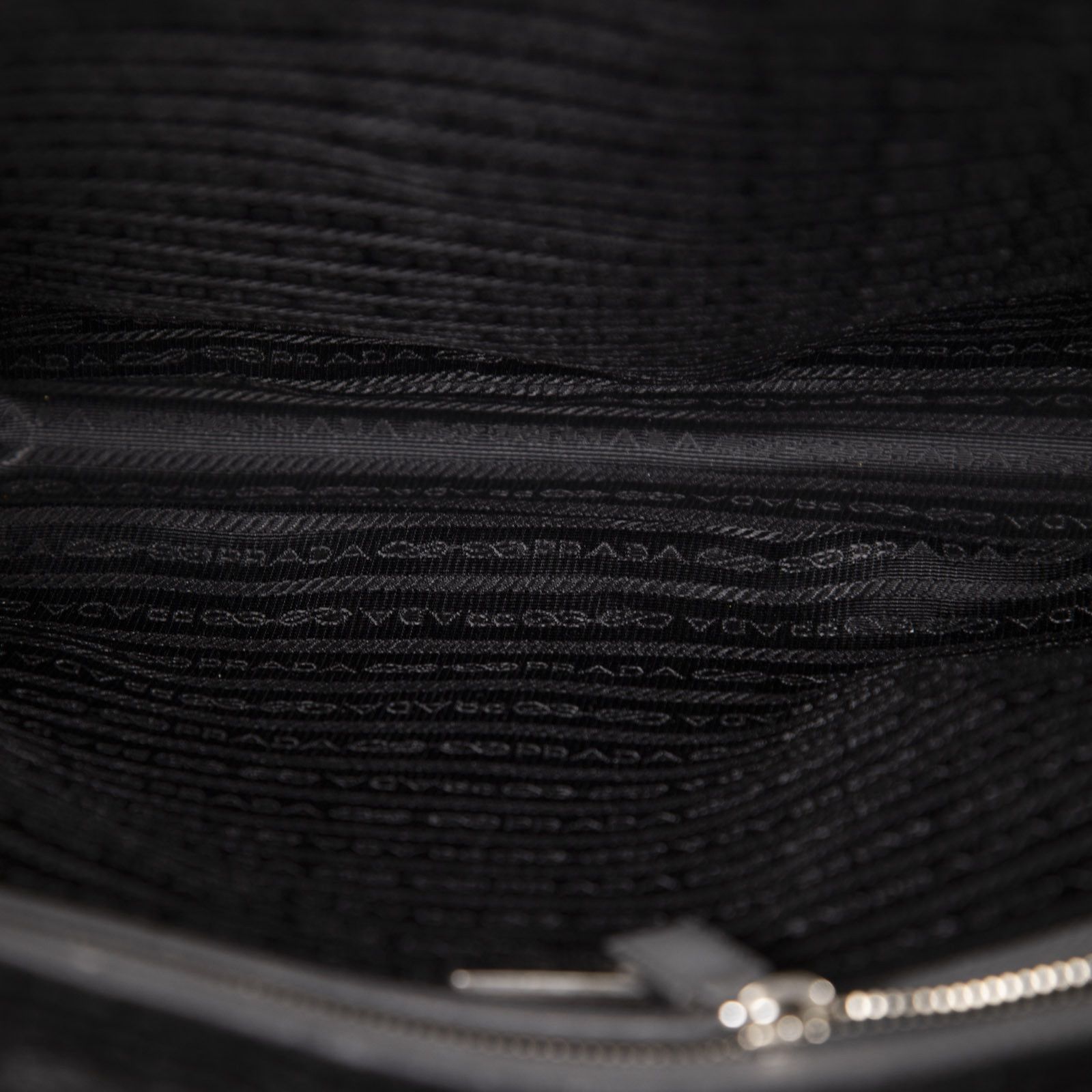 Prada Grey Saffiano Leather Briefcase Bag Size ONE SIZE - 7 Thumbnail