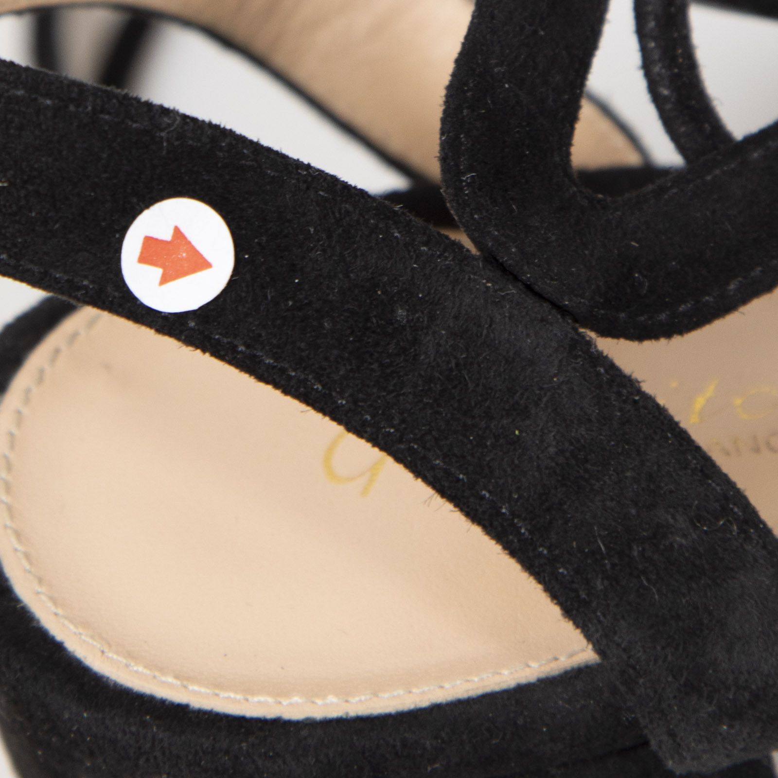 Gianvito Rossi Black Suede Netley Mews Sandals Size US 7 / IT 37 - 7 Thumbnail
