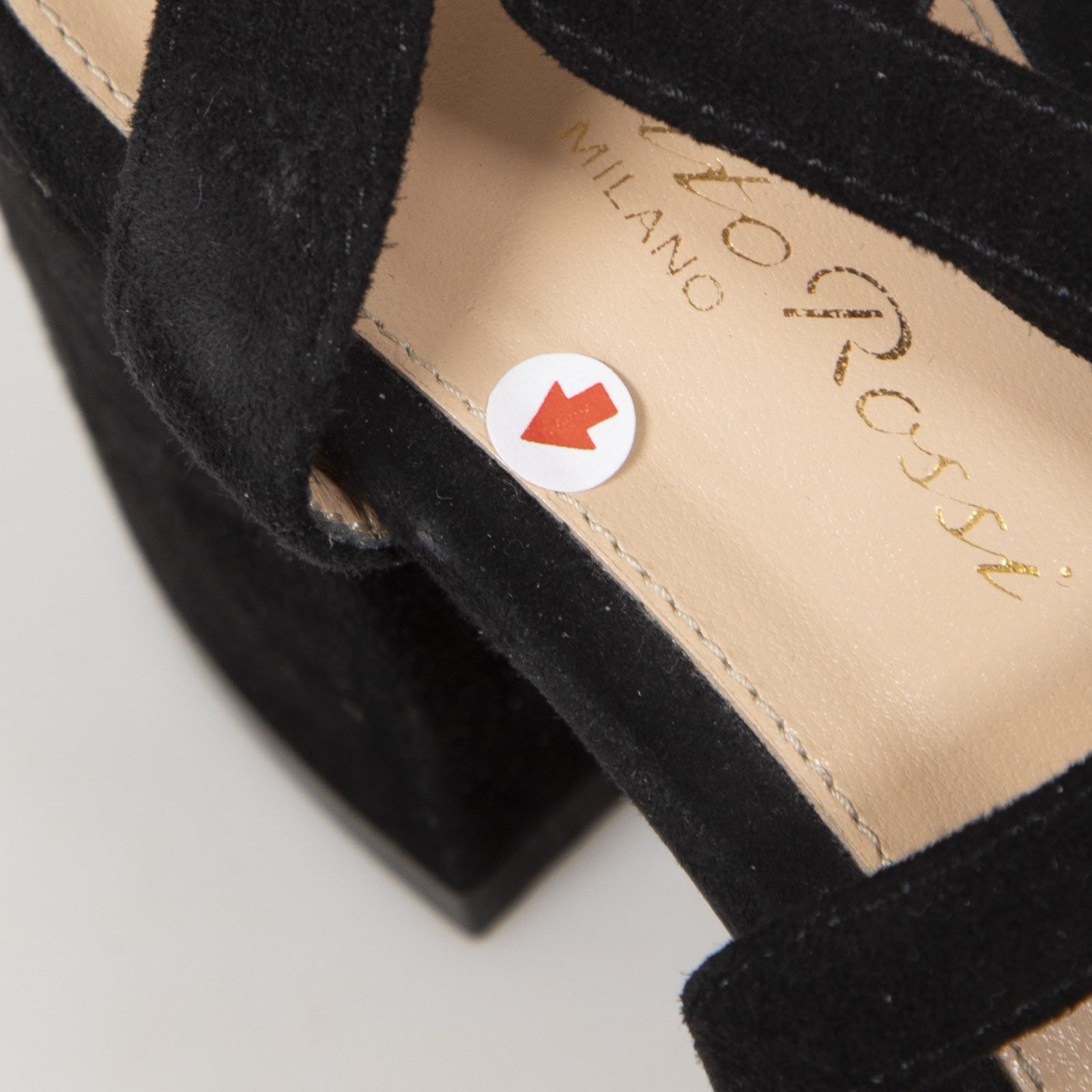 Gianvito Rossi Black Suede Netley Mews Sandals Size US 7 / IT 37 - 8 Thumbnail