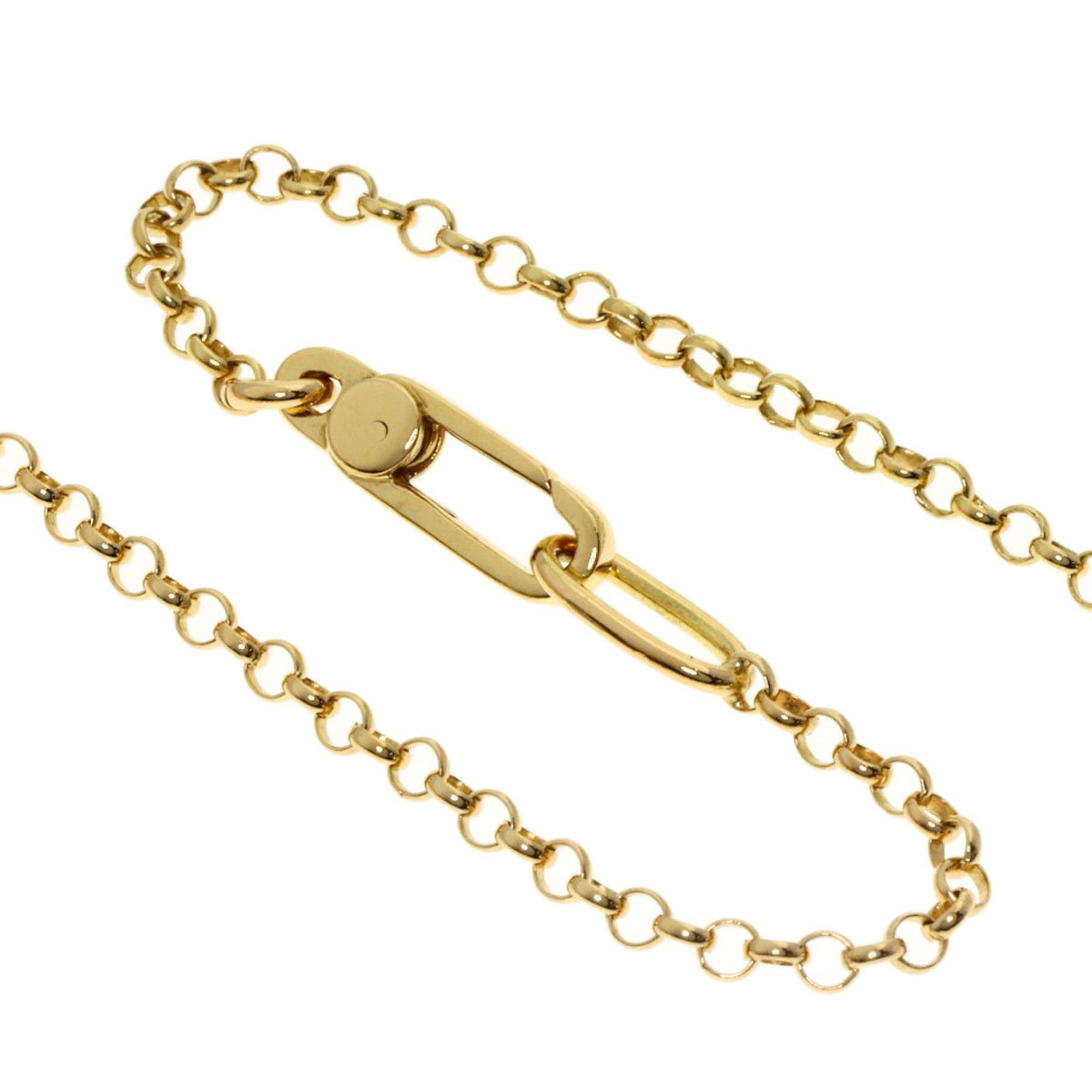 Gucci Gucci Logo Necklace 18K Yellow Gold Women's GUCCI Size ONE SIZE - 3 Thumbnail