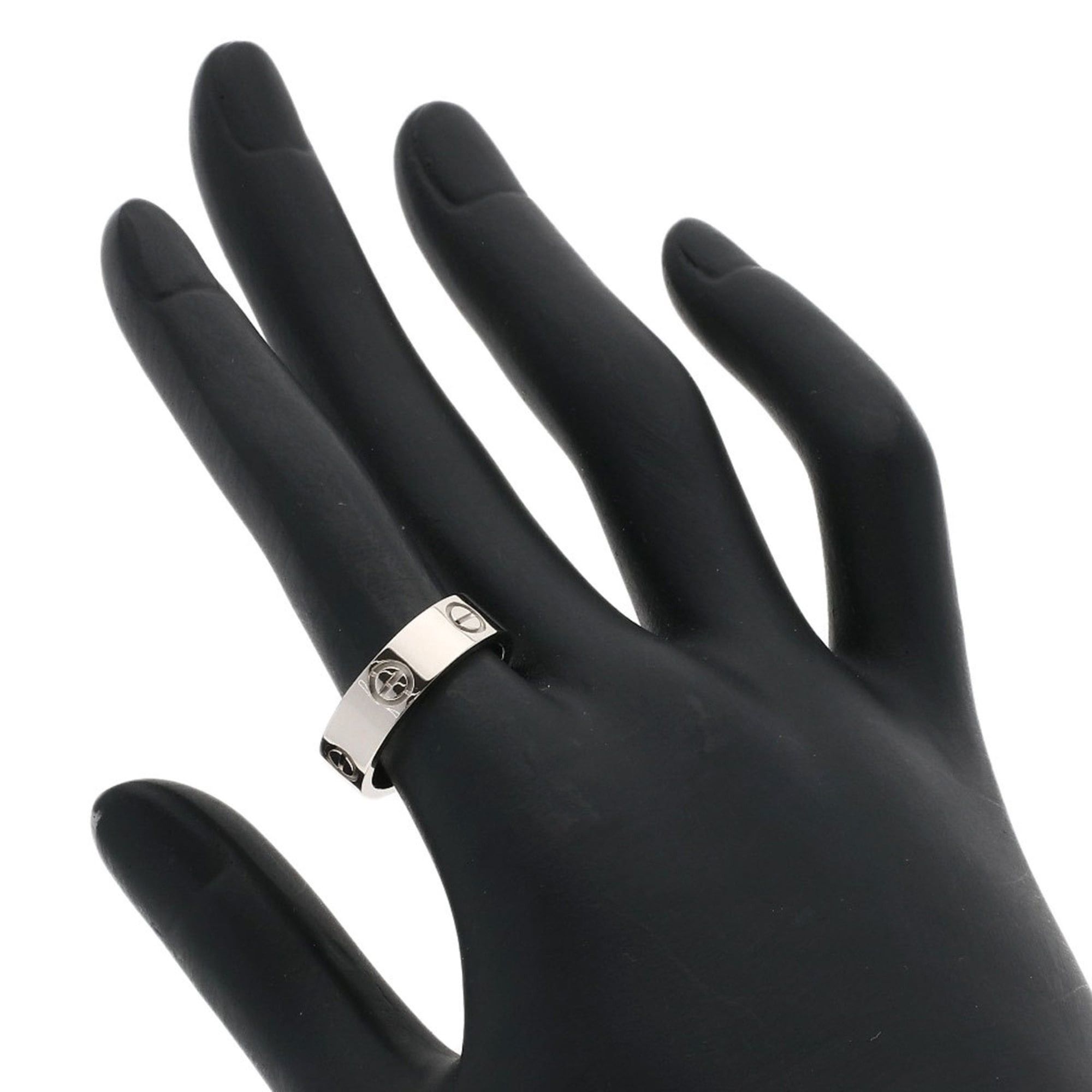 Cartier Cartier Love Ring #53, 18K White Gold, Women's Ring, CARTIER Size ONE SIZE - 5 Thumbnail