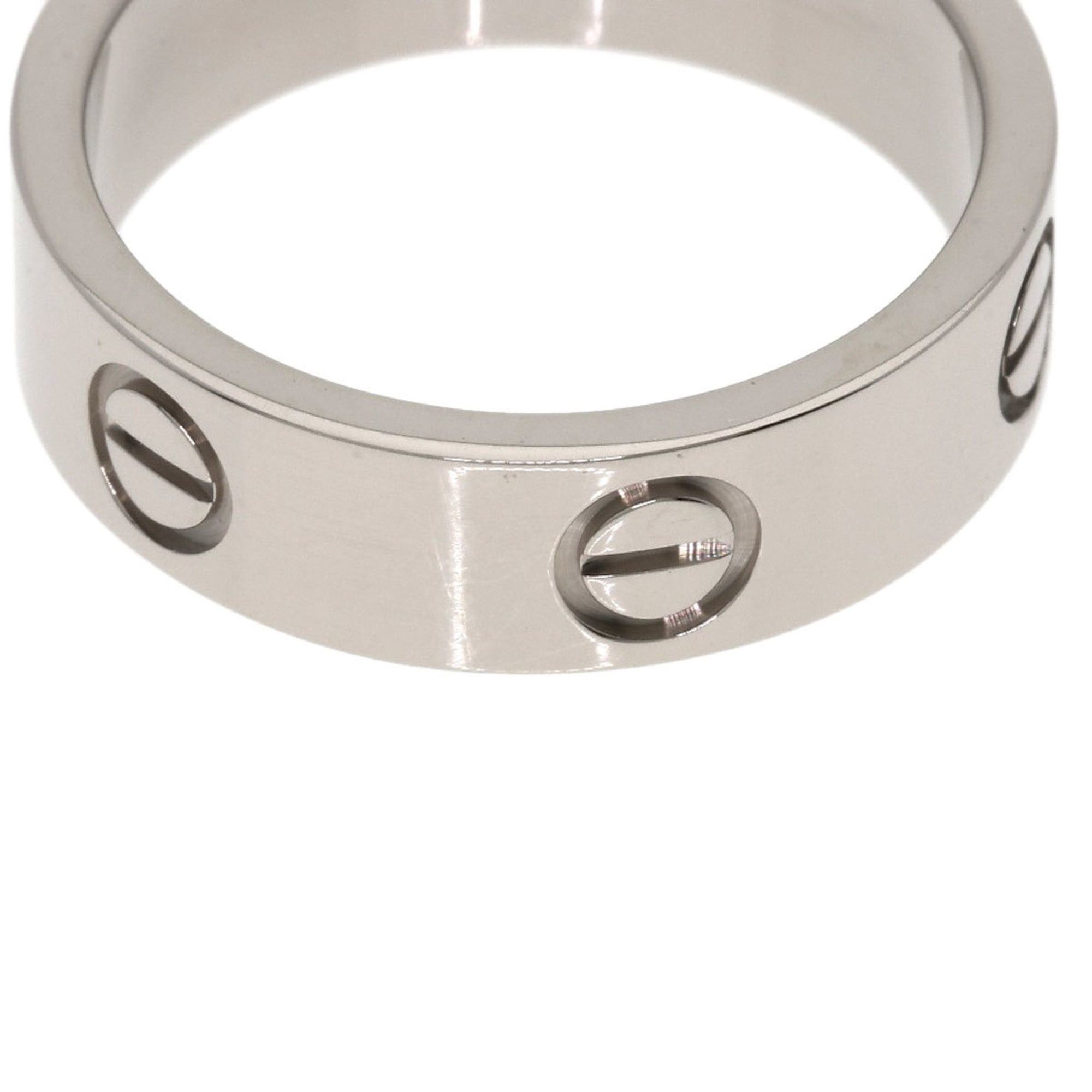 Cartier Cartier Love Ring #53, 18K White Gold, Women's Ring, CARTIER Size ONE SIZE - 6 Thumbnail