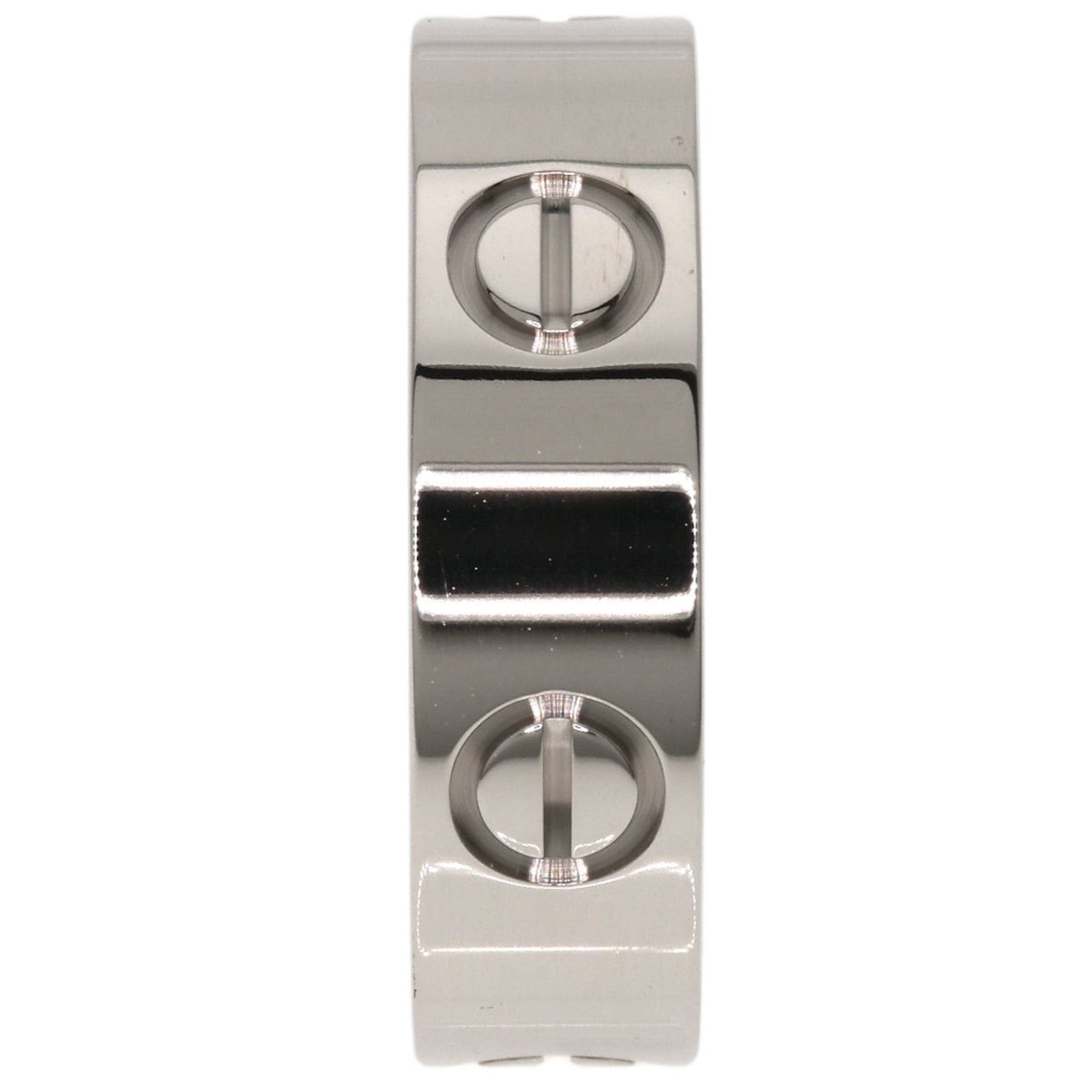 Cartier Cartier Love Ring #53, 18K White Gold, Women's Ring, CARTIER Size ONE SIZE - 3 Thumbnail