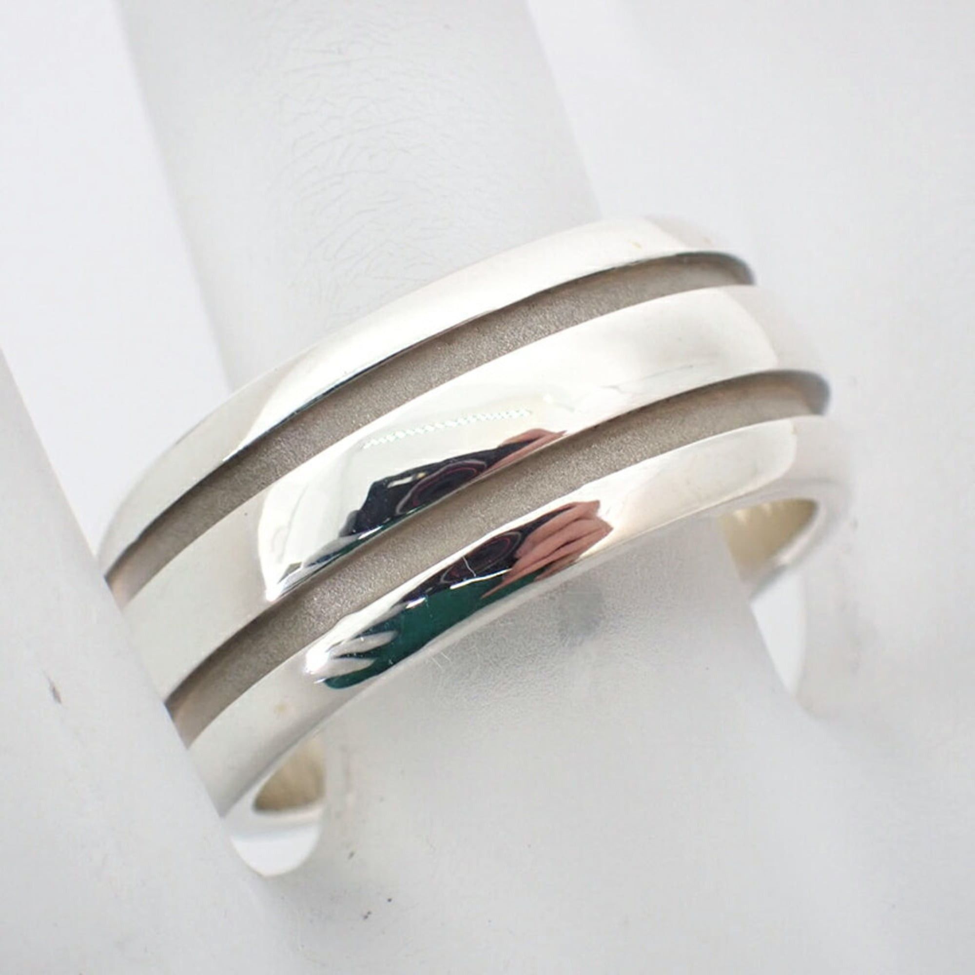 Tiffany & Co. TIFFANY & Co. 925 Double Line Ring, Size 16.5 Size ONE SIZE - 5 Thumbnail