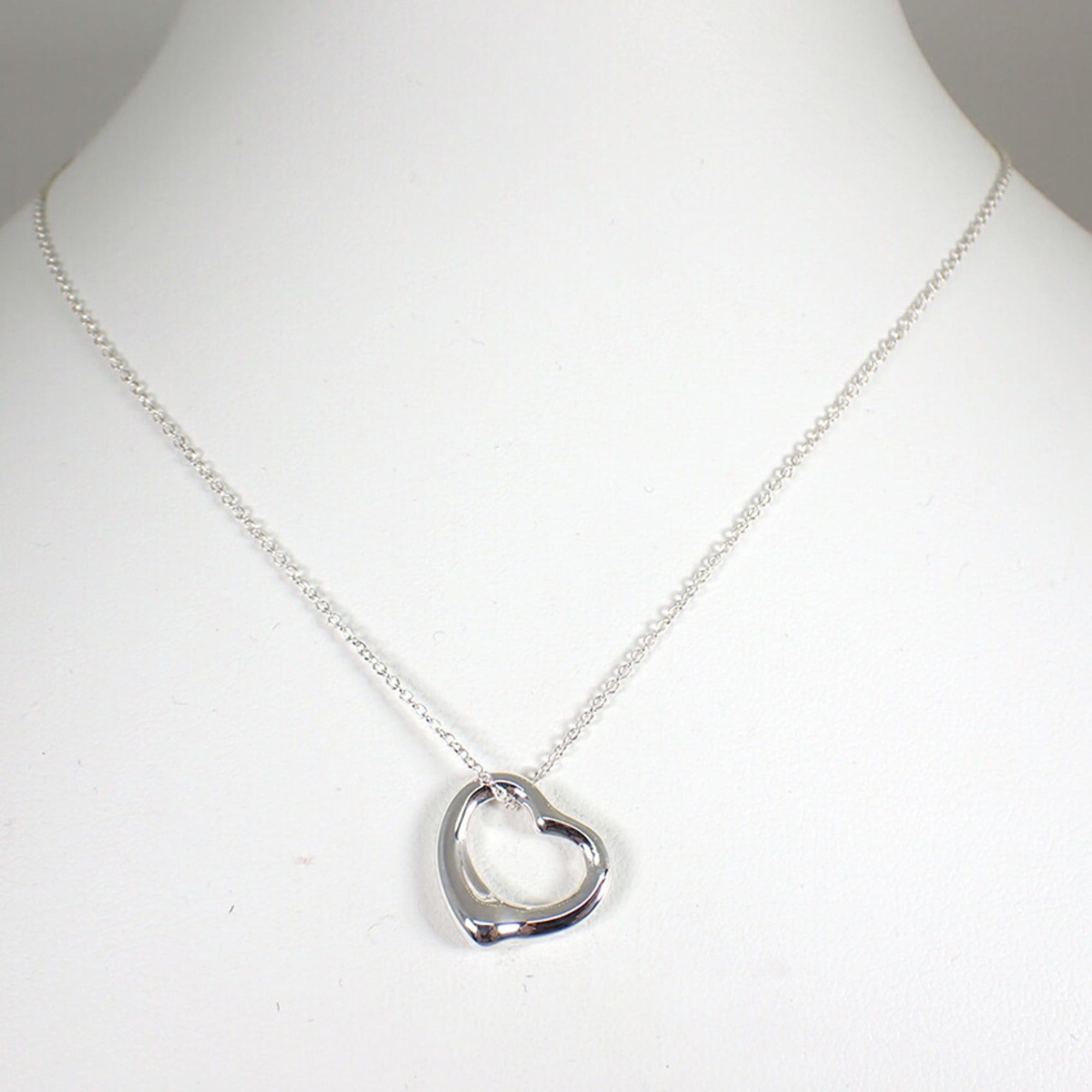 Tiffany & Co. TIFFANY & Co. 925 Heart Pendant Necklace Size ONE SIZE - 3 Thumbnail
