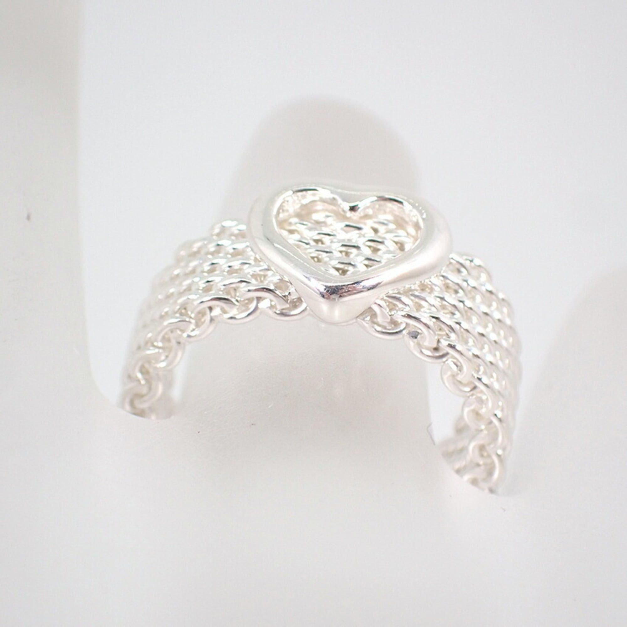 Tiffany & Co. TIFFANY & Co. 925 Heart Somerset Mesh Ring, Size 12.5 Size ONE SIZE - 5 Thumbnail