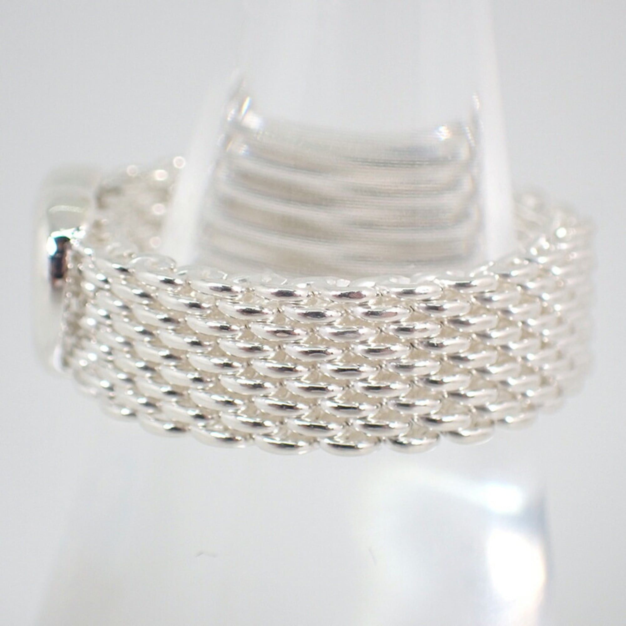 Tiffany & Co. TIFFANY & Co. 925 Heart Somerset Mesh Ring, Size 12.5 Size ONE SIZE - 3 Thumbnail