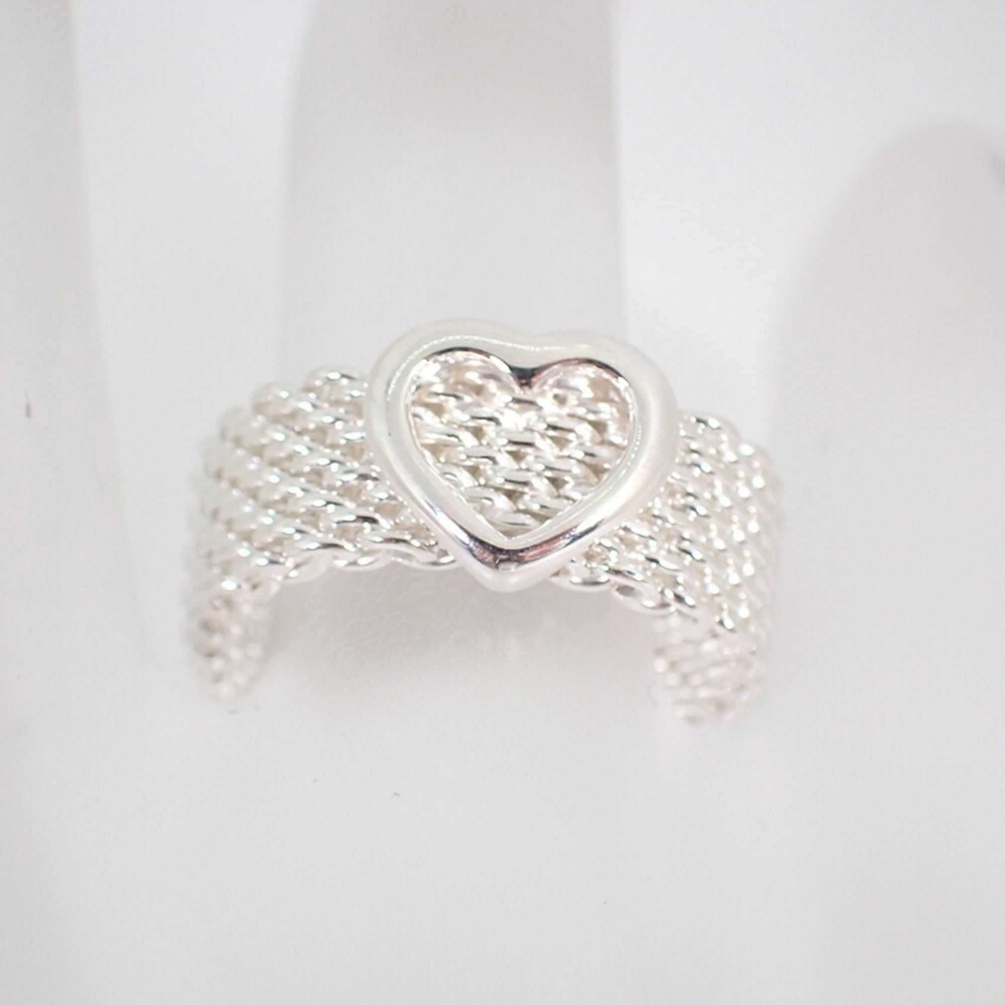 Tiffany & Co. TIFFANY & Co. 925 Heart Somerset Mesh Ring, Size 12.5 Size ONE SIZE - 4 Thumbnail