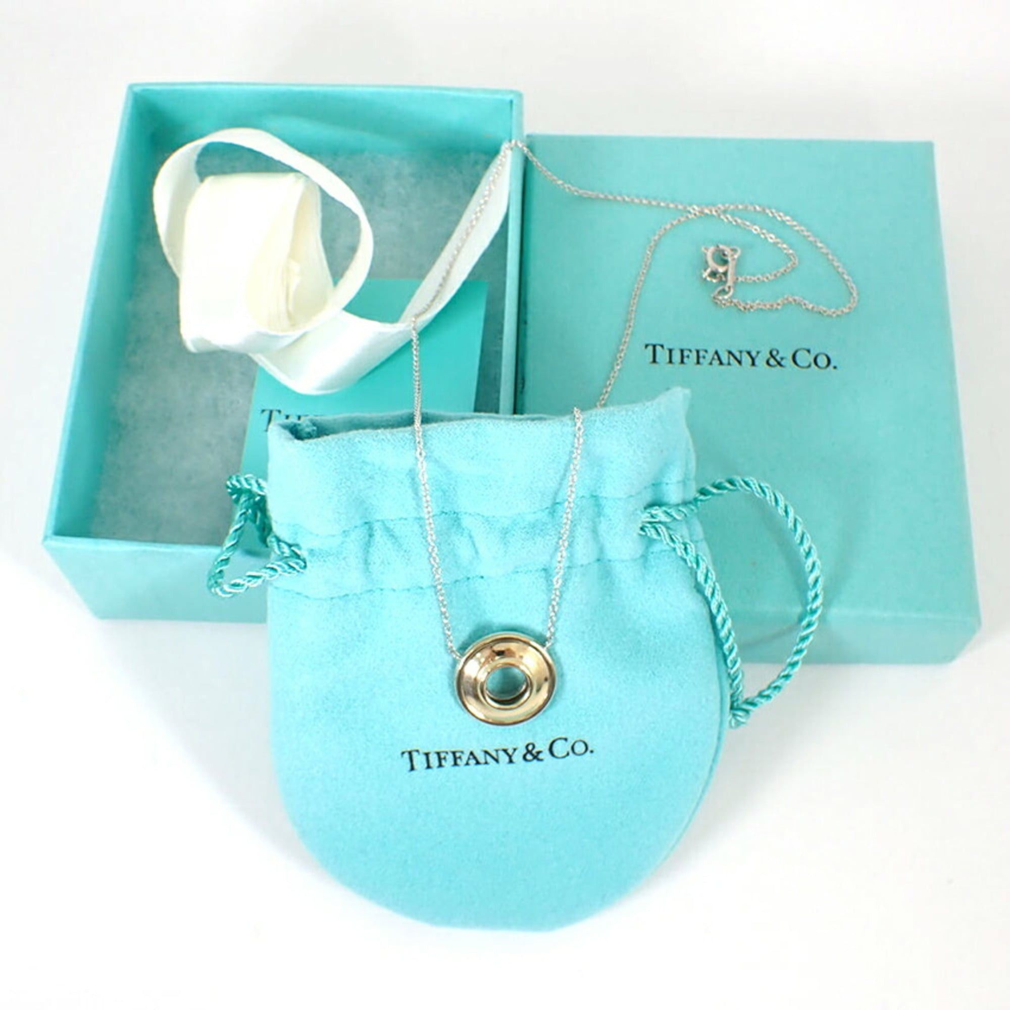 Tiffany & Co. TIFFANY & Co. 925 750 Magic Circle Pendant Necklace Size ONE SIZE - 8 Thumbnail