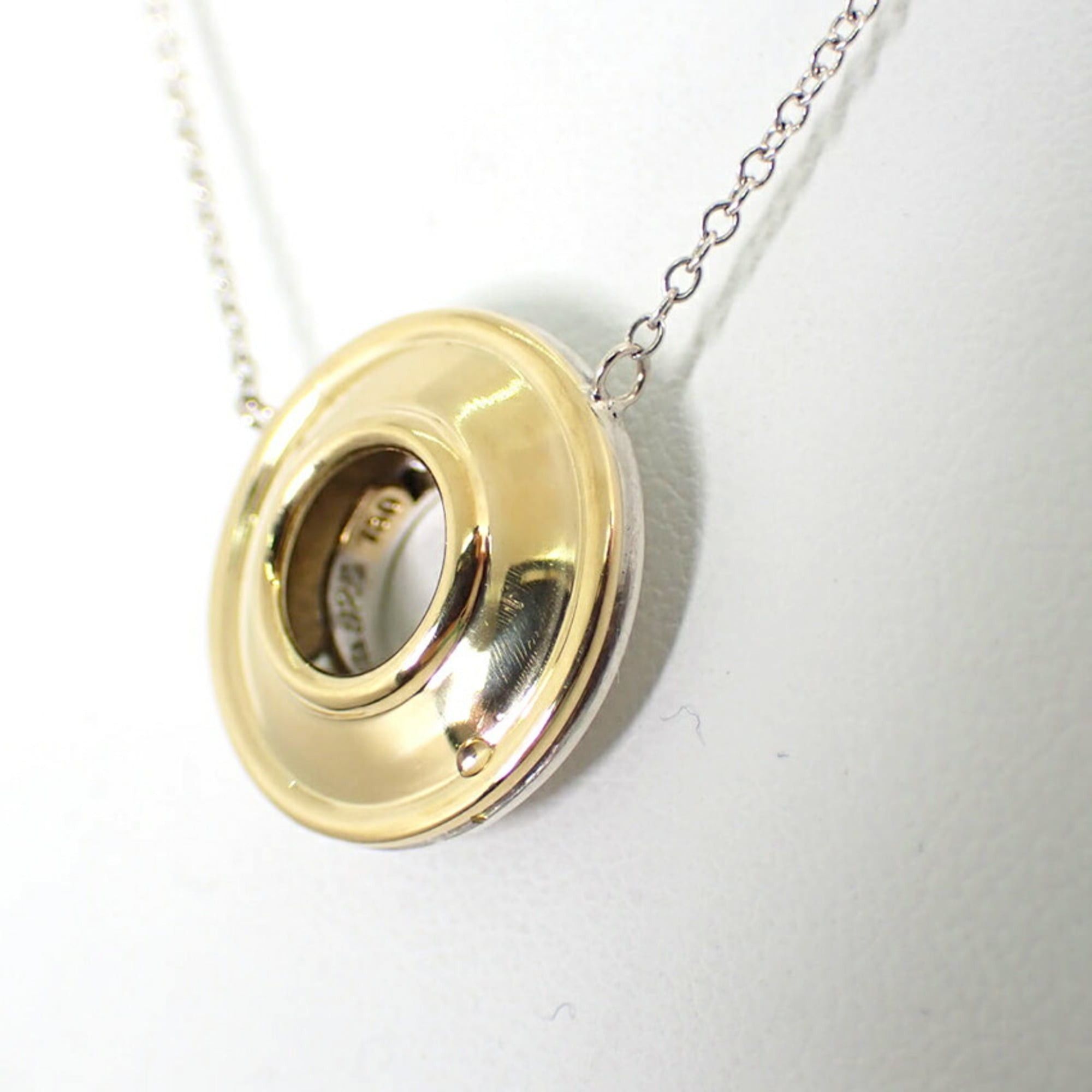 Tiffany & Co. TIFFANY & Co. 925 750 Magic Circle Pendant Necklace Size ONE SIZE - 3 Thumbnail