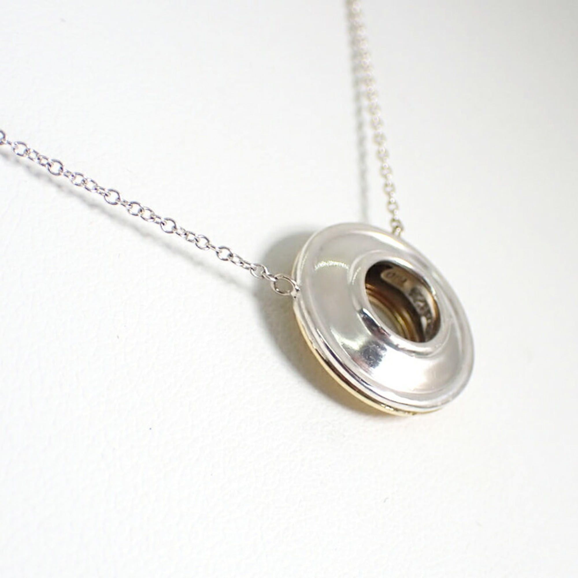 Tiffany & Co. TIFFANY & Co. 925 750 Magic Circle Pendant Necklace Size ONE SIZE - 4 Thumbnail