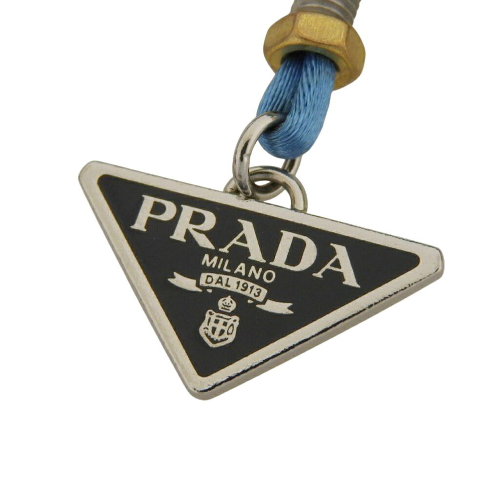 Prada Prada Robot Popstring Bag Charm - Leather, Metal Blue, Black, Orange, Green Size ONE SIZE - 8 Thumbnail