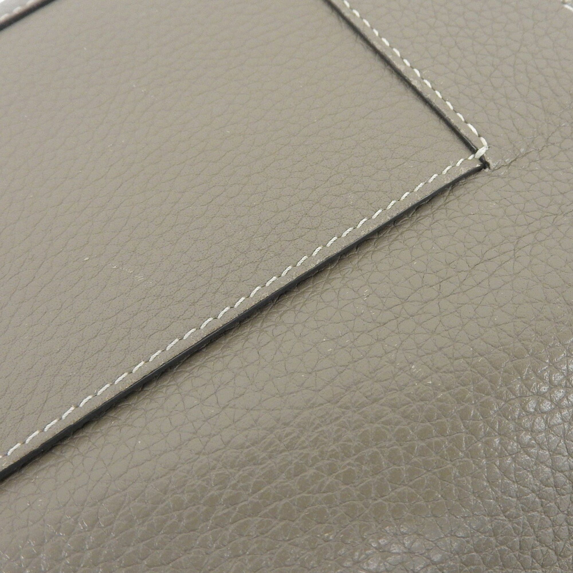 Celine Celine Large Flap Multifunction Wallet 101673 Leather Gray x Yellow Size ONE SIZE - 7 Thumbnail