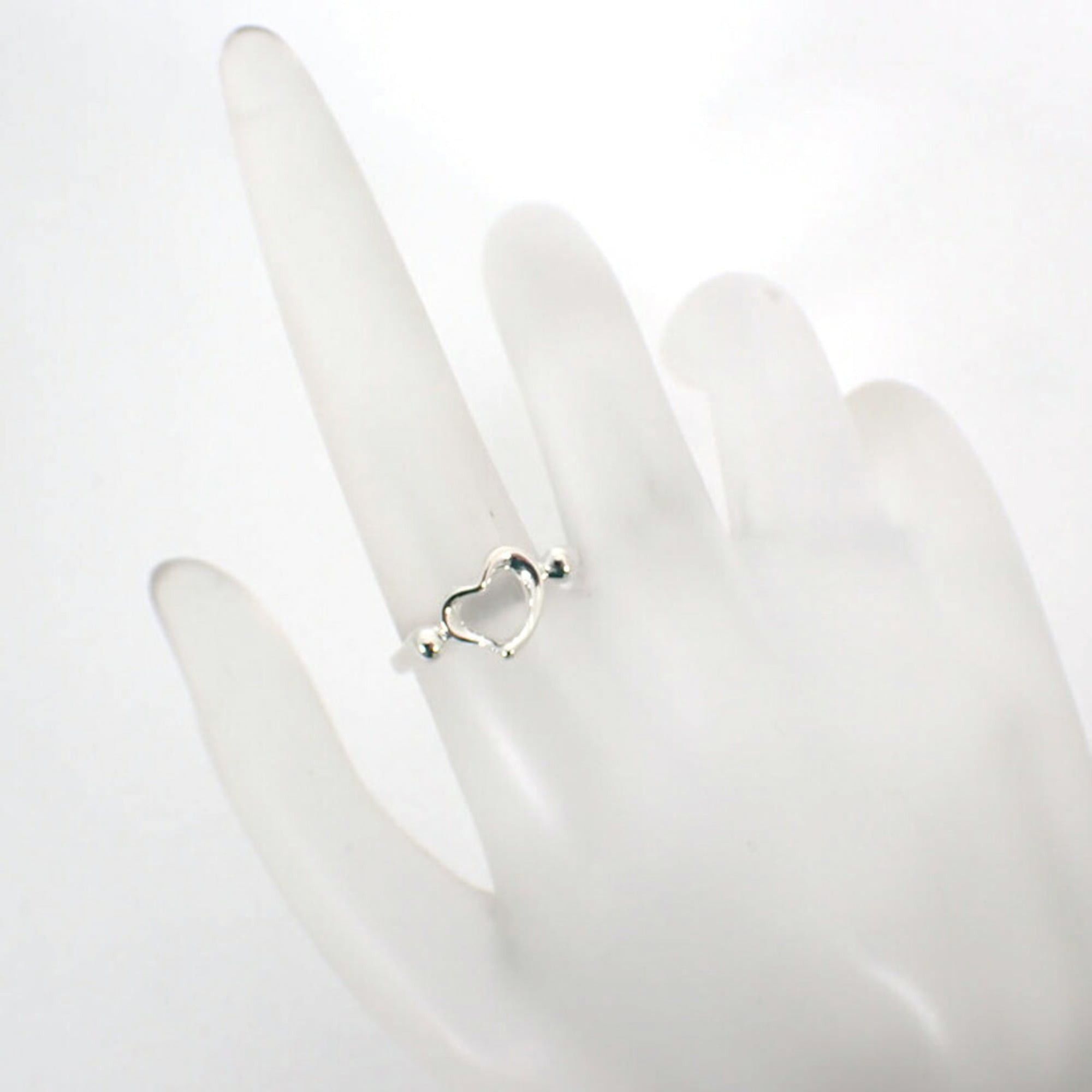 Tiffany & Co. TIFFANY & Co. 925 Heart Ring, Size 10.5 Size ONE SIZE - 5 Thumbnail