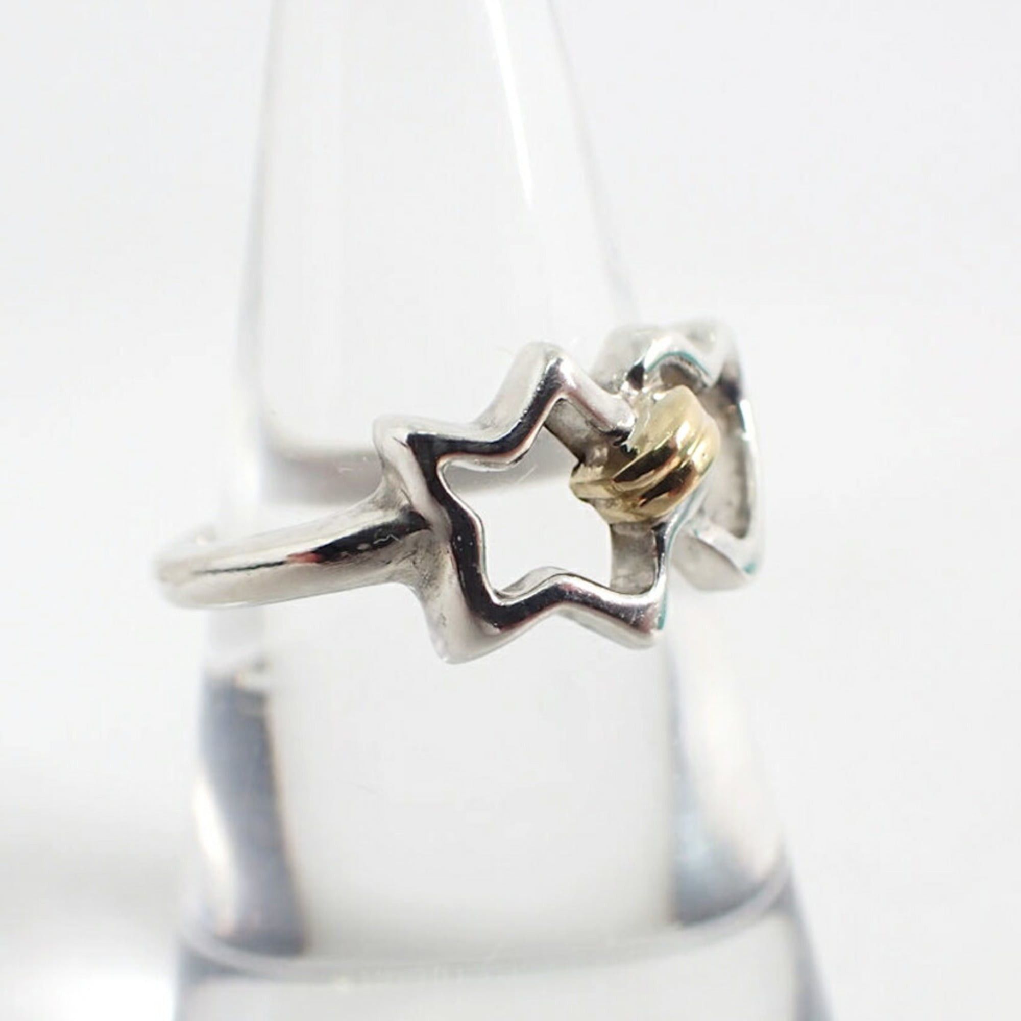 Tiffany & Co. TIFFANY & Co. 925 750 Double Star Ring, Size 13 Size ONE SIZE - 3 Thumbnail