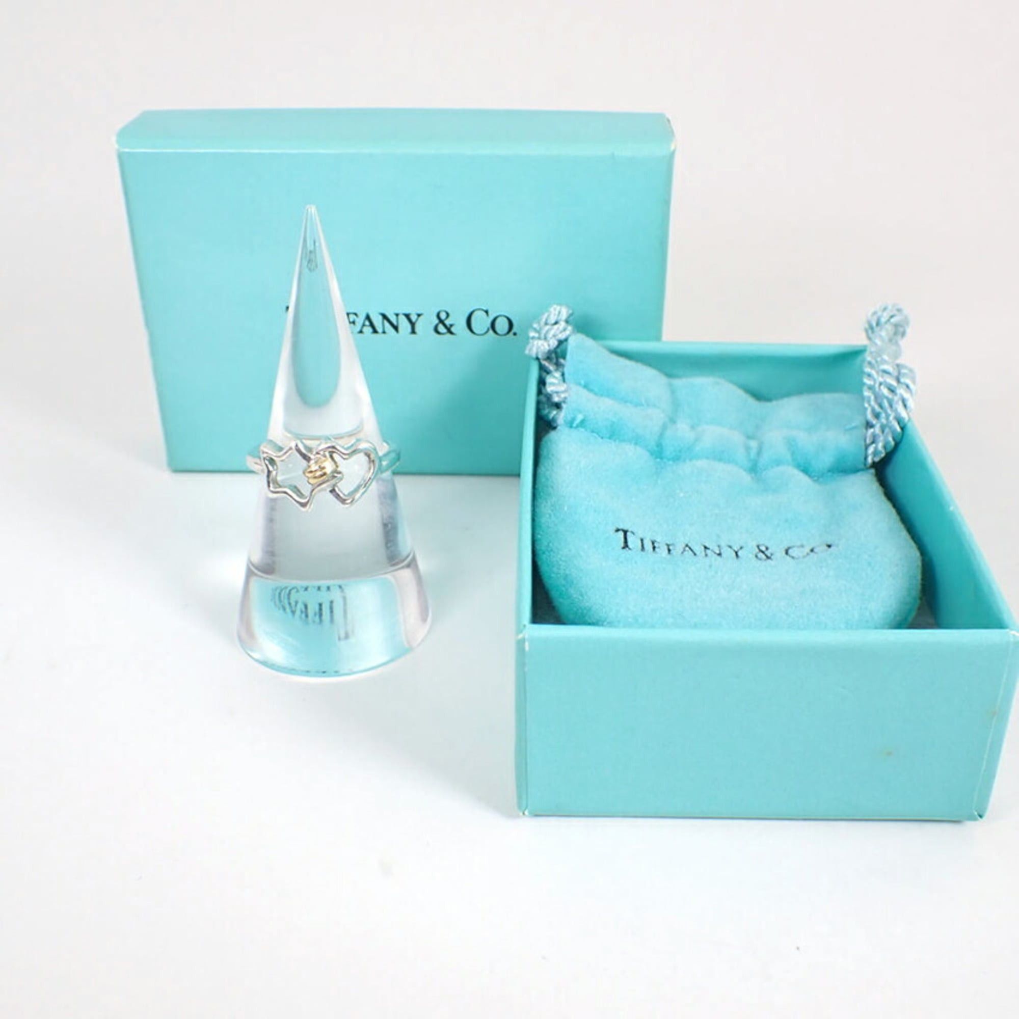 Tiffany & Co. TIFFANY & Co. 925 750 Double Star Ring, Size 13 Size ONE SIZE - 8 Thumbnail