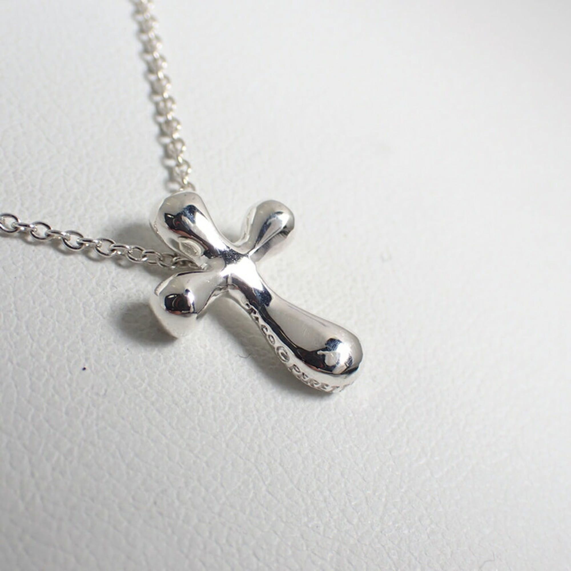 Tiffany & Co. TIFFANY & Co. 925 Small Cross Pendant Necklace Size ONE SIZE - 6 Thumbnail
