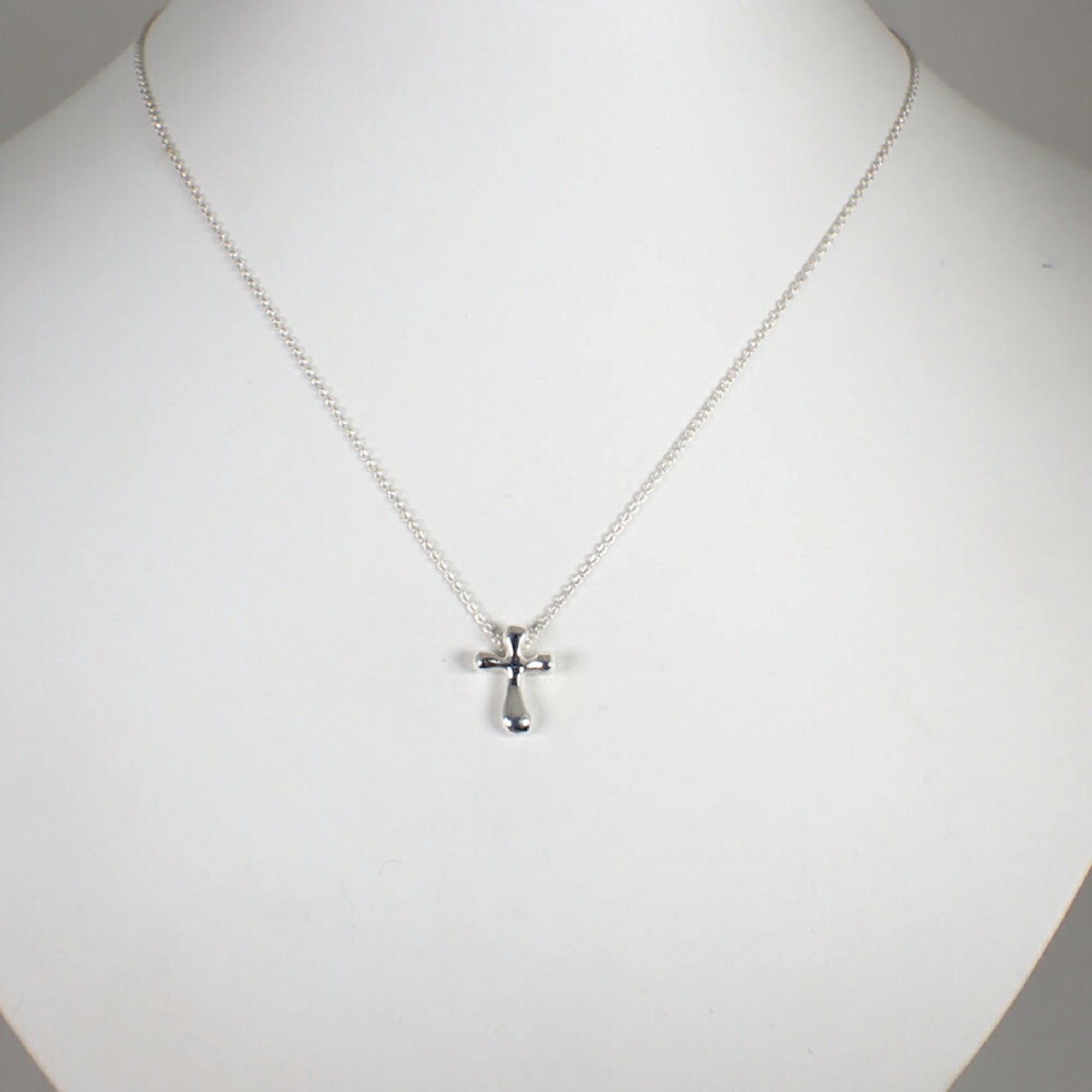 Tiffany & Co. TIFFANY & Co. 925 Small Cross Pendant Necklace Size ONE SIZE - 3 Thumbnail