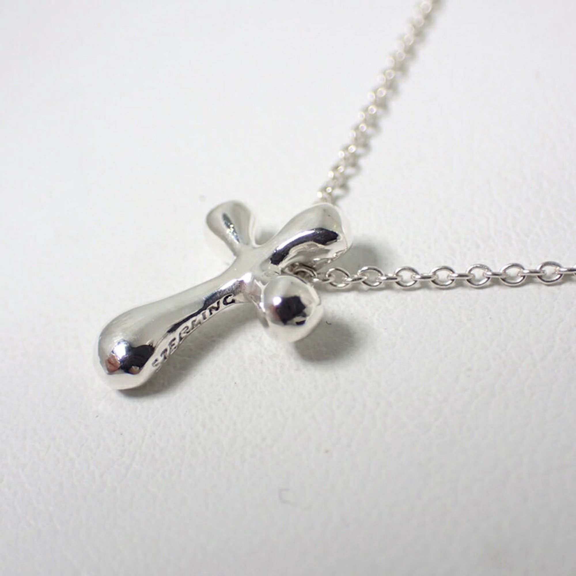 Tiffany & Co. TIFFANY & Co. 925 Small Cross Pendant Necklace Size ONE SIZE - 7 Thumbnail